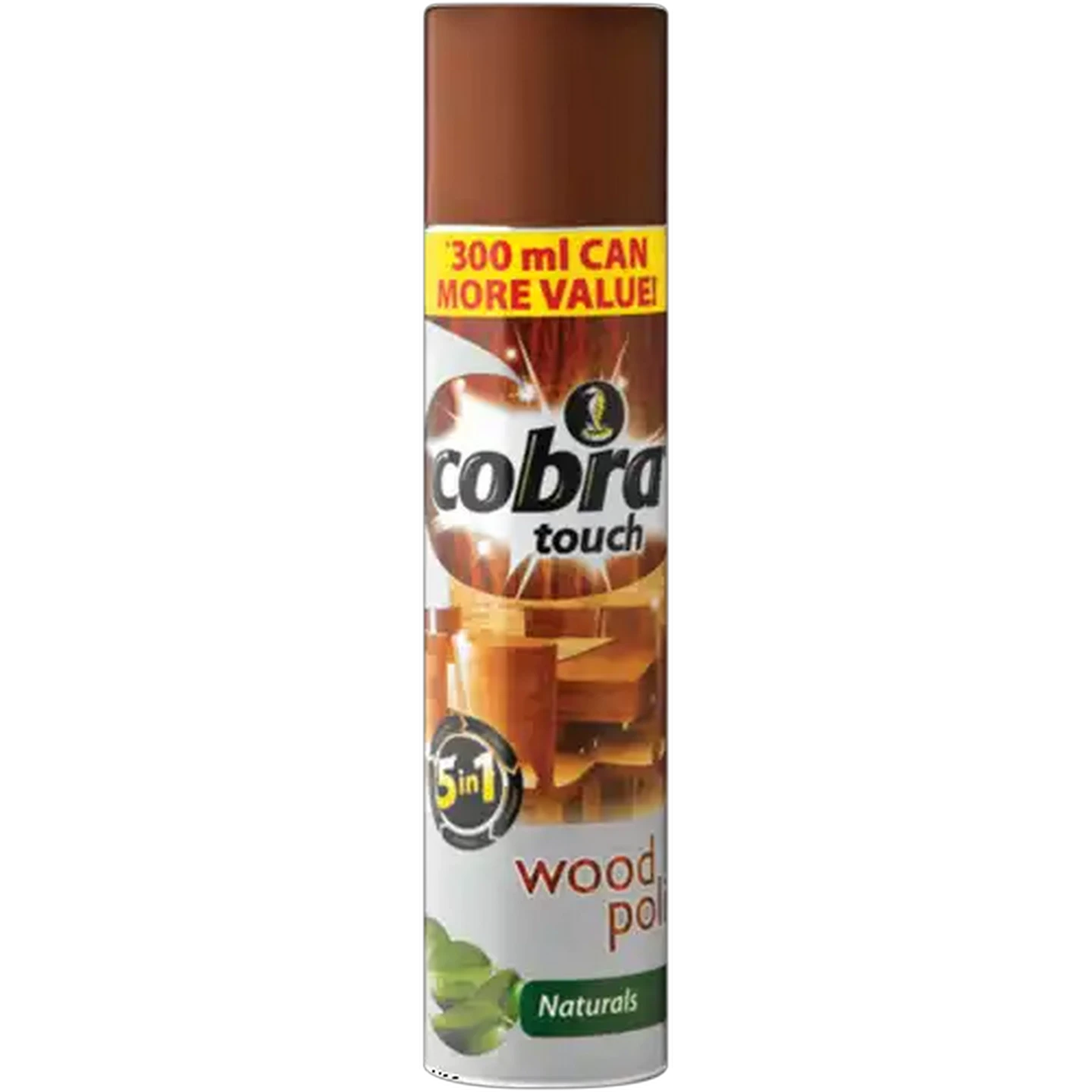 Image of Cobra Touch Naturals Wood Polish 300ml