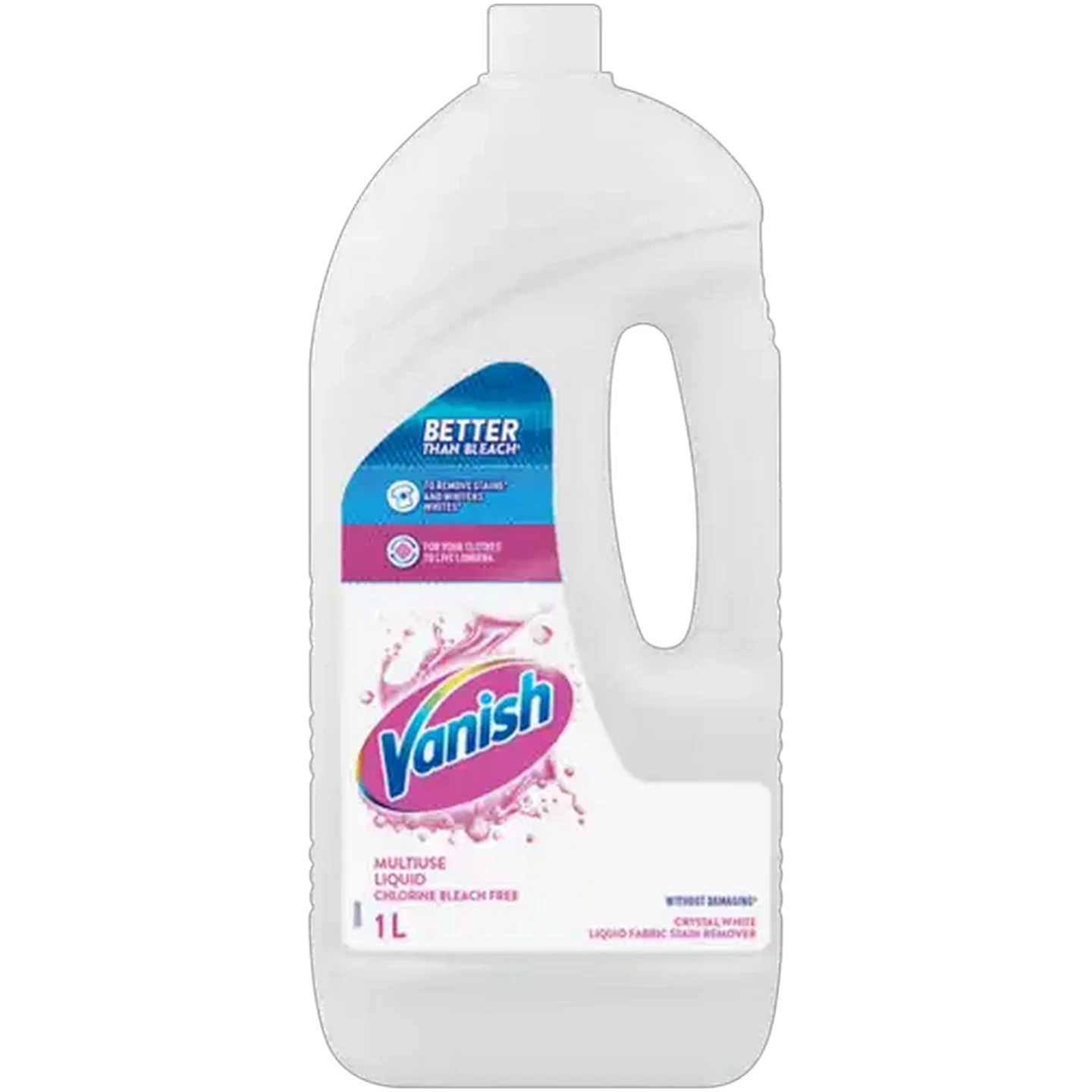 Image of Vanish Crystal White Liquid Fabric Stain Remover 1L