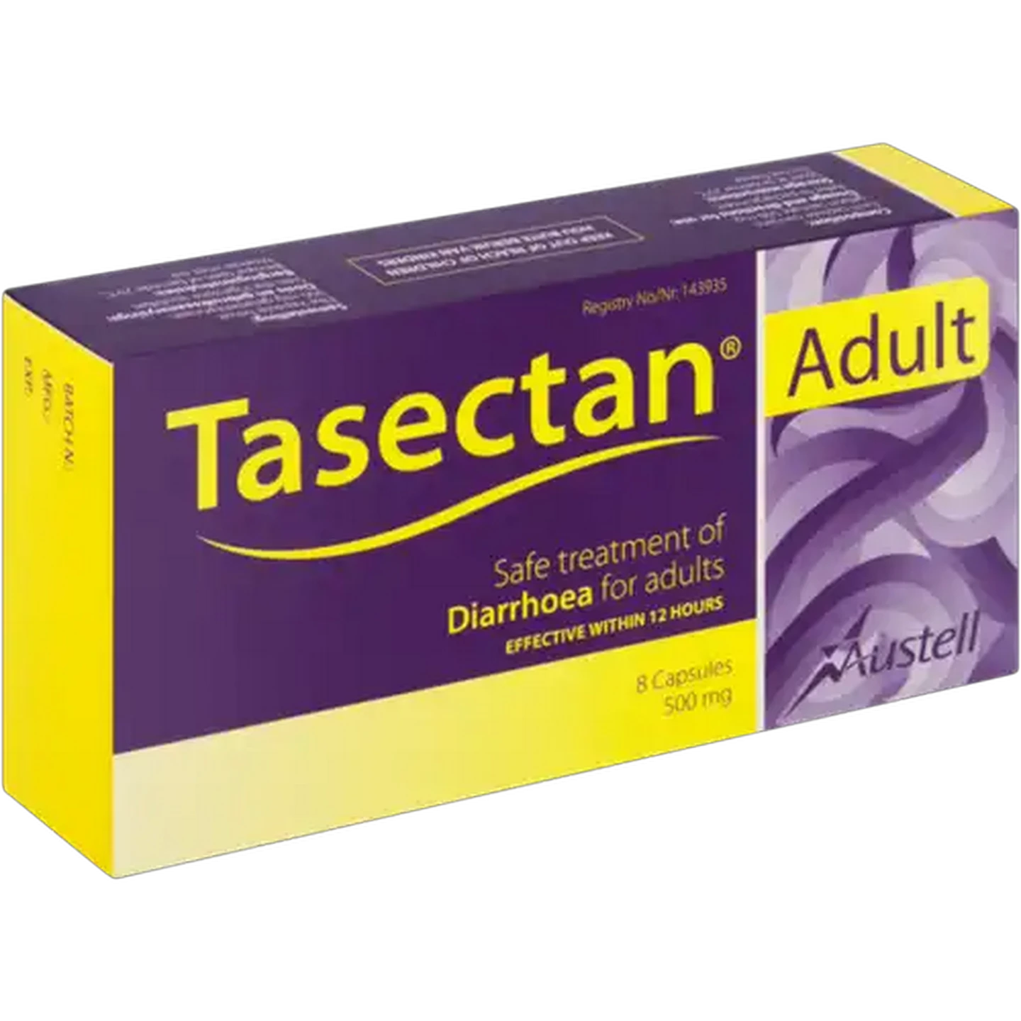 Image of Tasectan Adult Diarrhoea Treatment Capsules 8 Pack