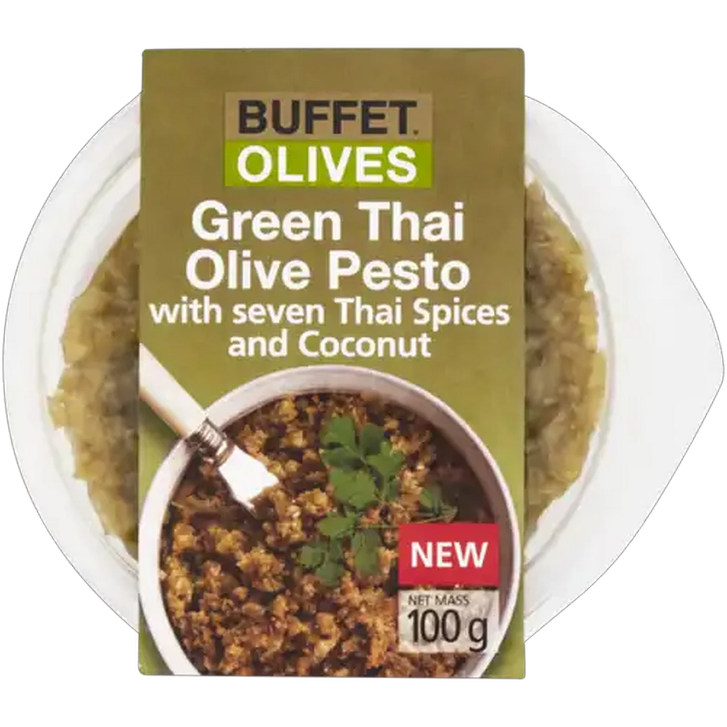 Image of Buffet Olives Green Thai Olive Pesto 100g