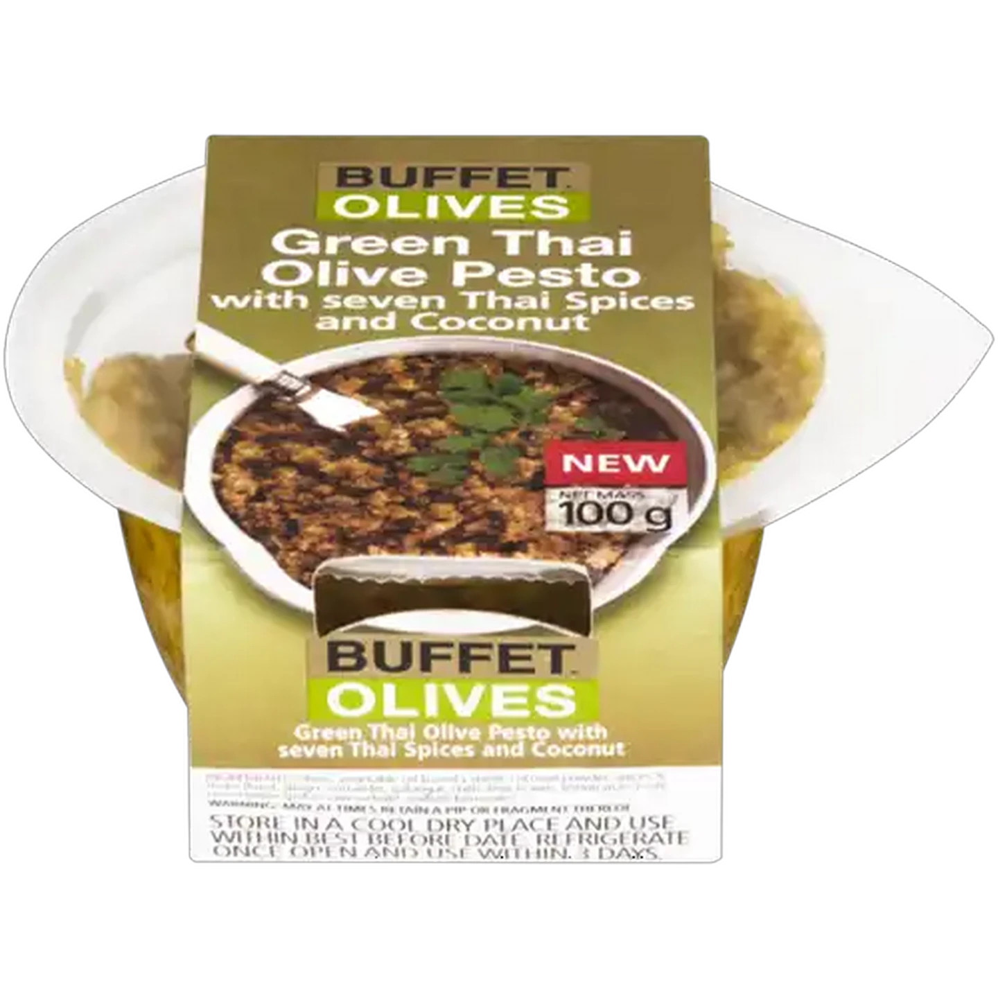 Image of Buffet Olives Green Thai Olive Pesto 100g
