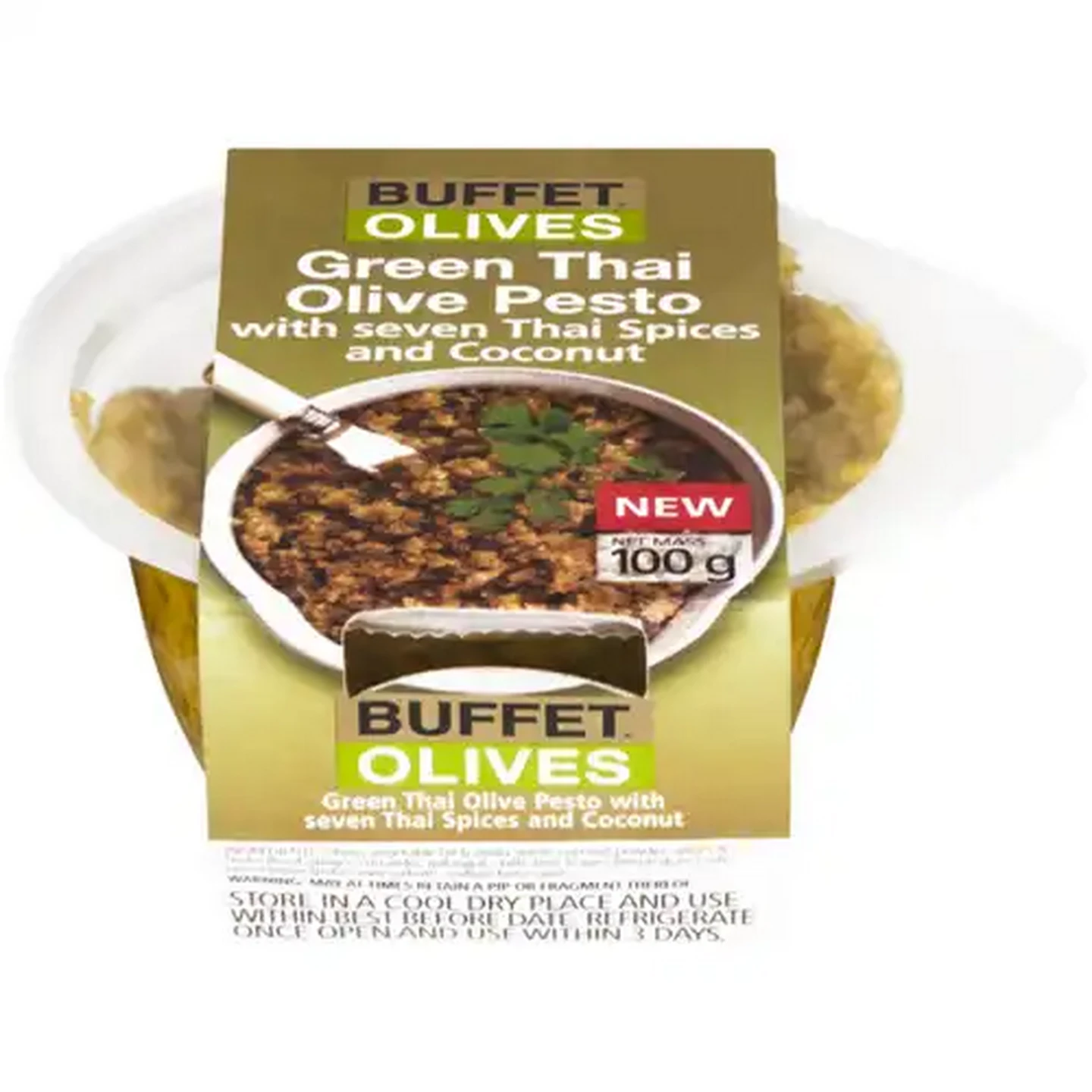 Image of Buffet Olives Green Thai Olive Pesto 100g