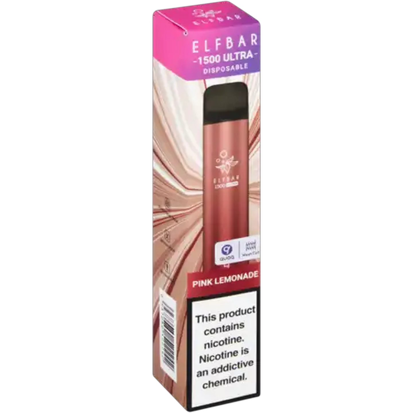 Image of ELFBAR 1500 Ultra Pink Lemonade 5% Disposable Vape 5ml (Non-Refundable. Non-Returnable.)