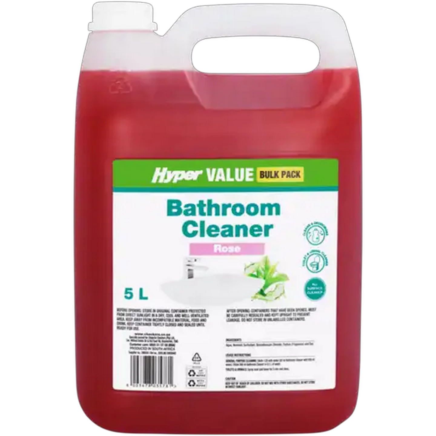 Image of Hyper Value Rose Bathroom Cleaner 5L