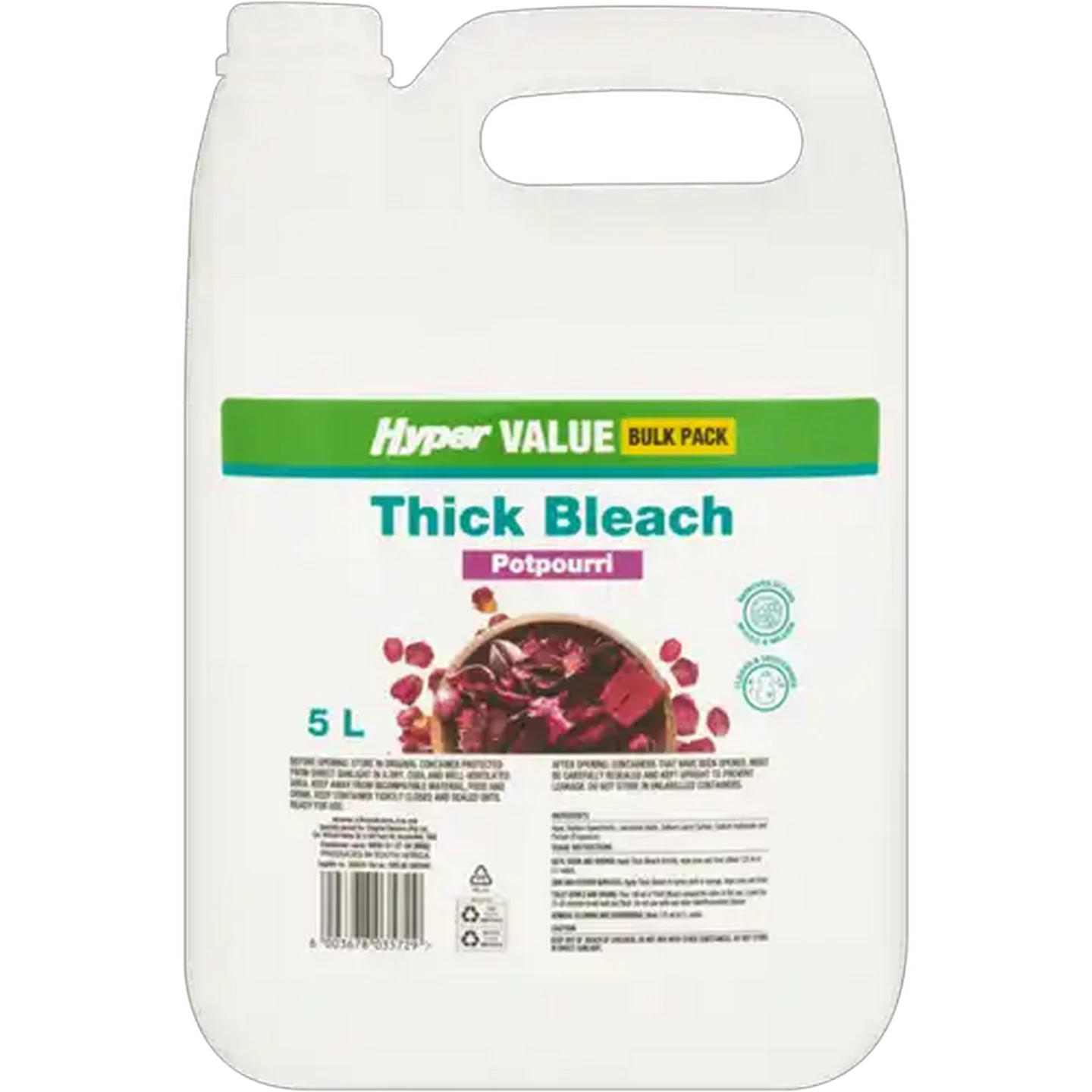 Image of Hyper Value Potpourri Thick Bleach 5L