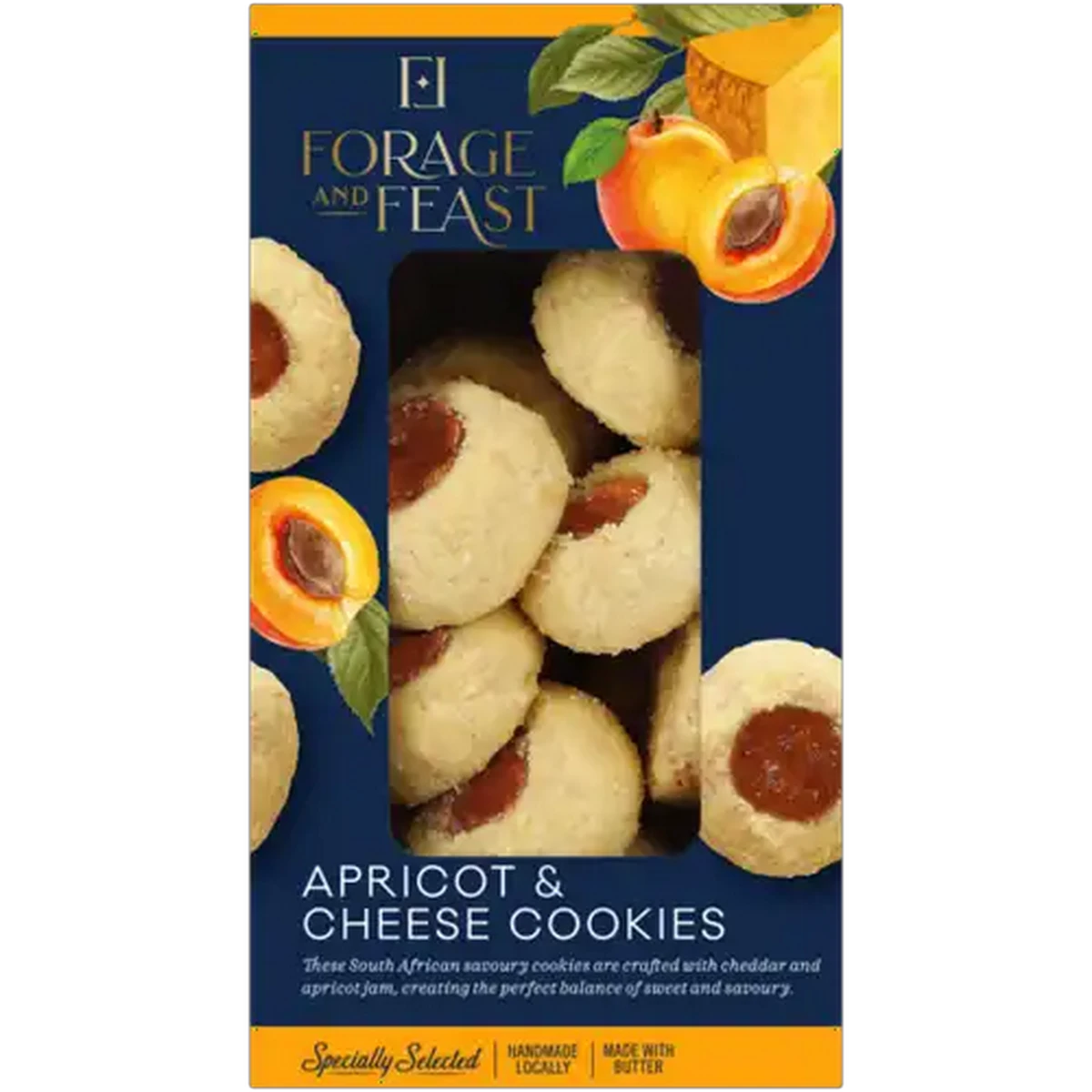 Checkers Sixty60 | Forage And Feast Apricot & Cheese Cookies 190g