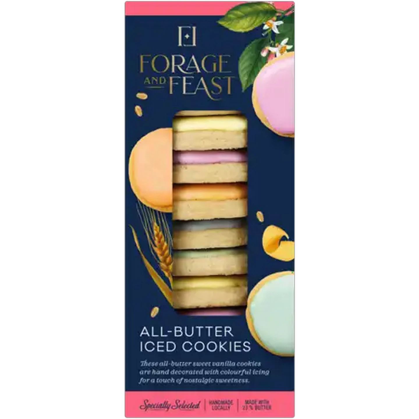 Image of Forage And Feast All-Butter Iced Cookies 170g
