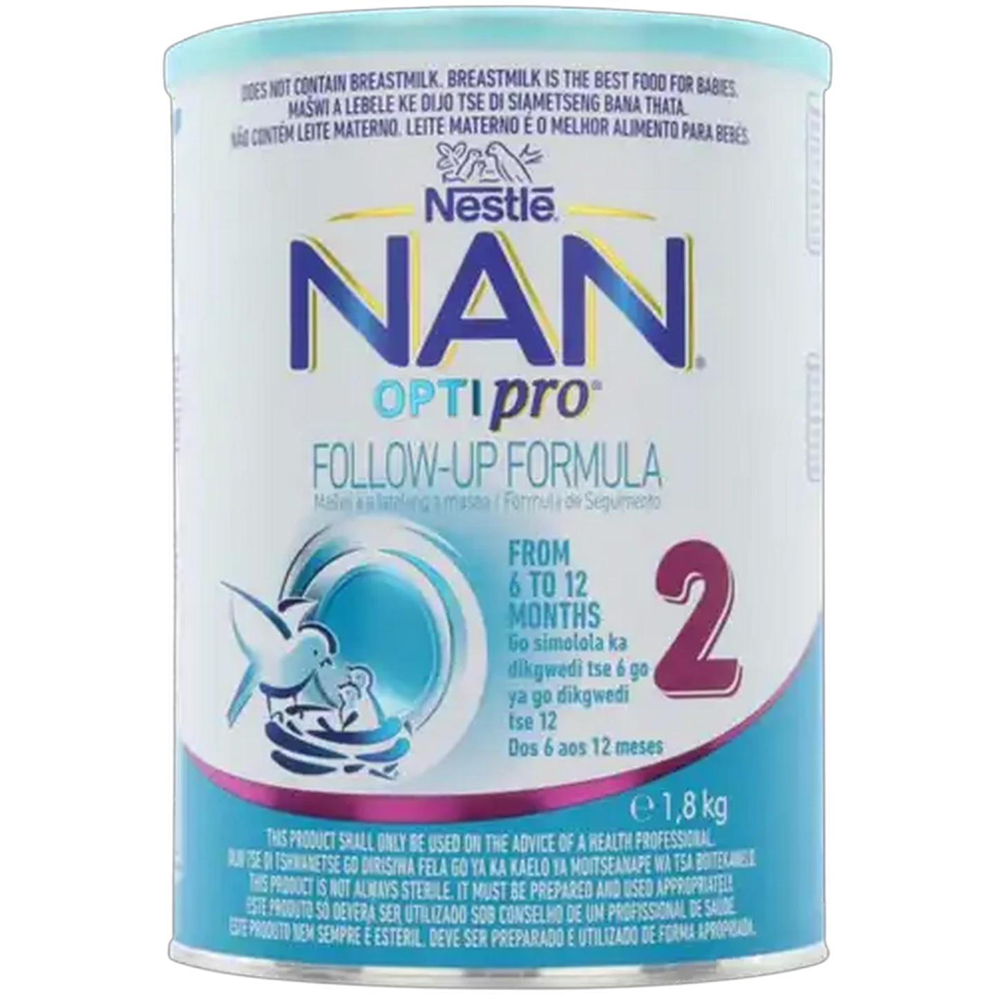 Image of NAN OPTIpro Stage 2 6-12 Months Follow-Up Formula 1.8kg