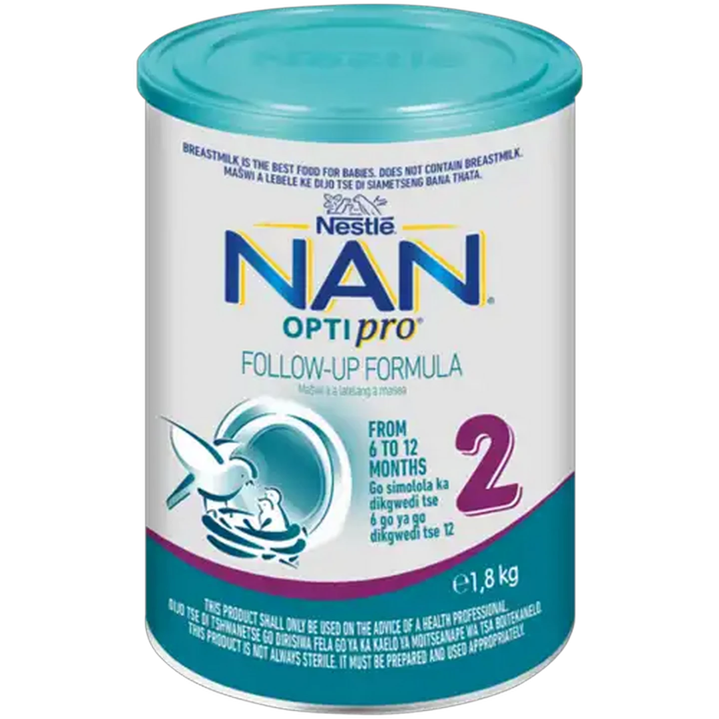 Image of NAN OPTIpro Stage 2 6-12 Months Follow-Up Formula 1.8kg