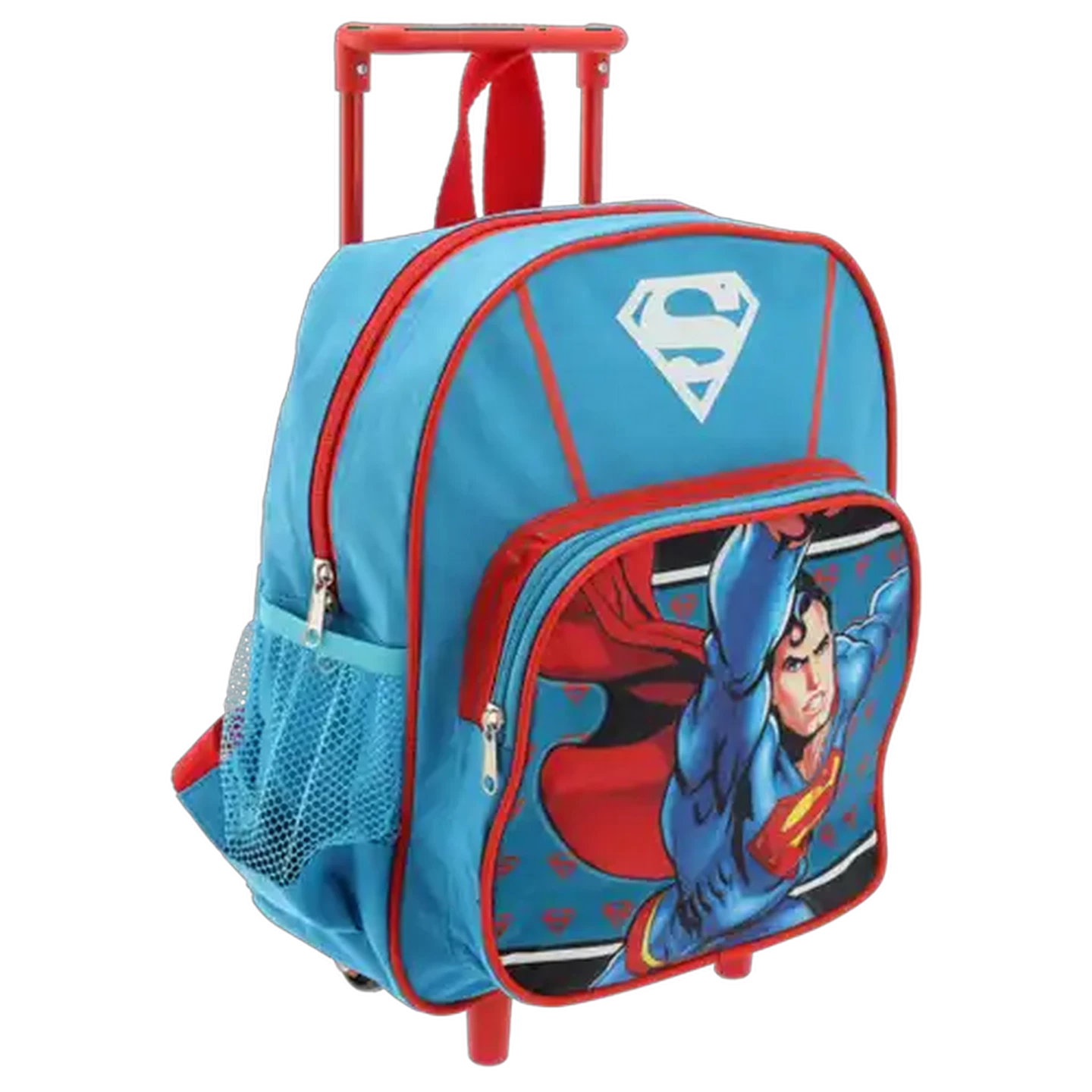 Image of Kiddies 28cm Superman Trolley Backpack (Design May Vary)
