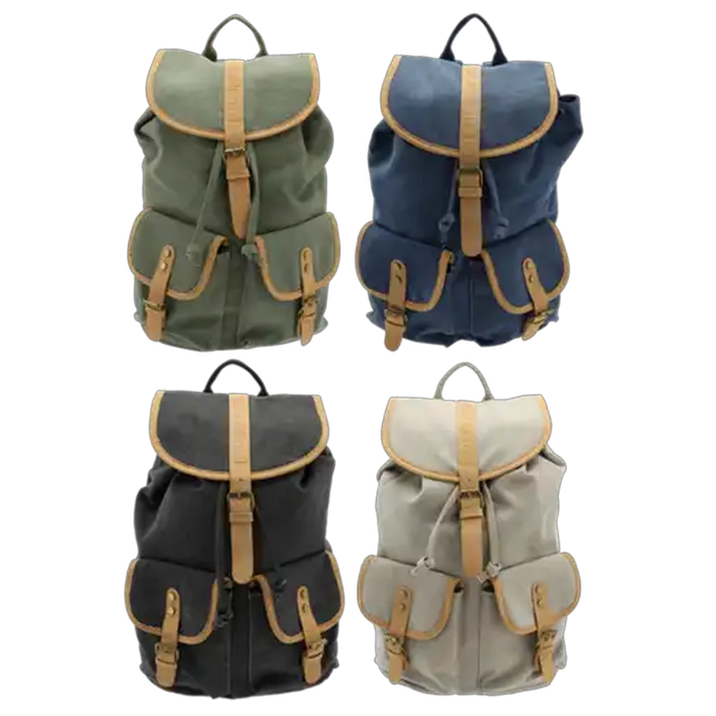 Image of Steelers Canvas College Backpack (Colour May Vary)