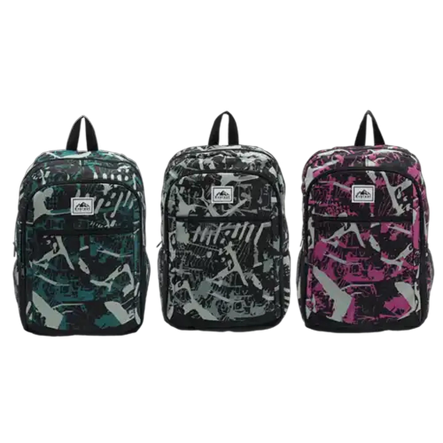 Image of Everest Print Backpack (Colour May Vary)