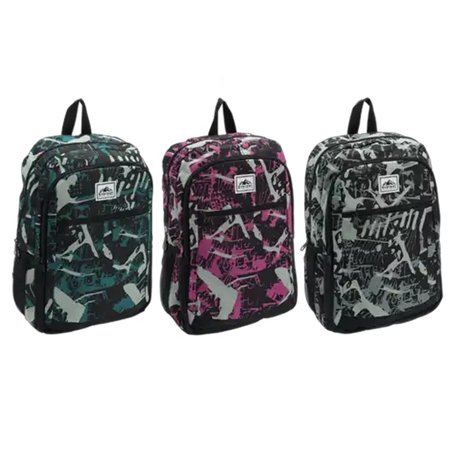 Image of Everest Print Backpack (Colour May Vary)