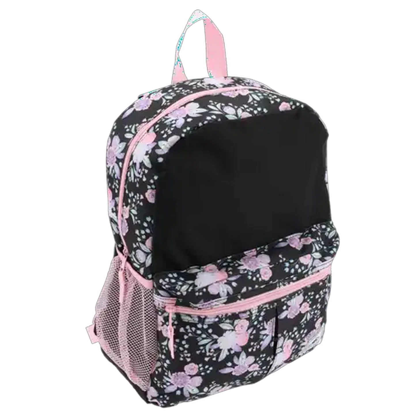 Image of Everest Black Floral Backpack 36cm