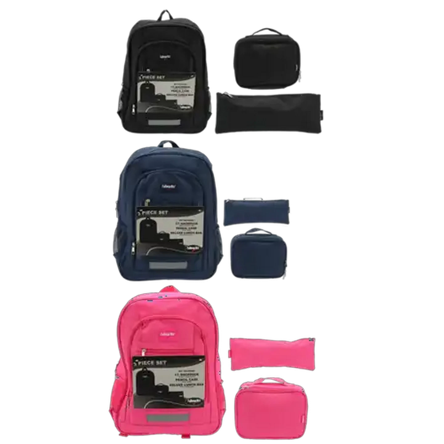 Image of Fullmarks Combo Backpack 3-Pack (Colour May Vary)