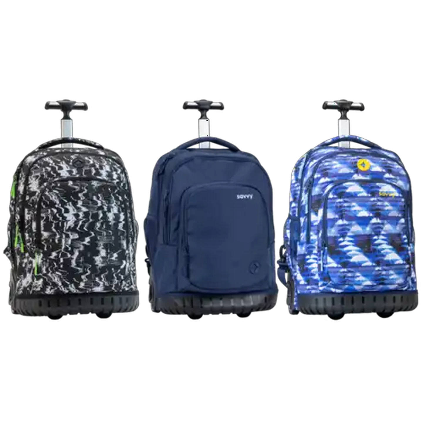 Image of Savvy Assorted Trolley School Bag Large (Colour May Vary)