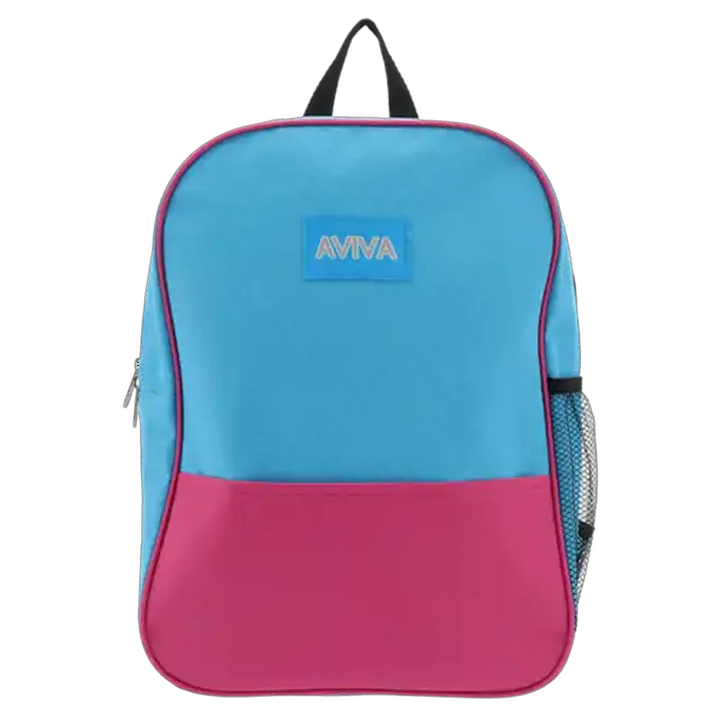 Image of Aviva Turquoise & Pink Square Pocket Backpack