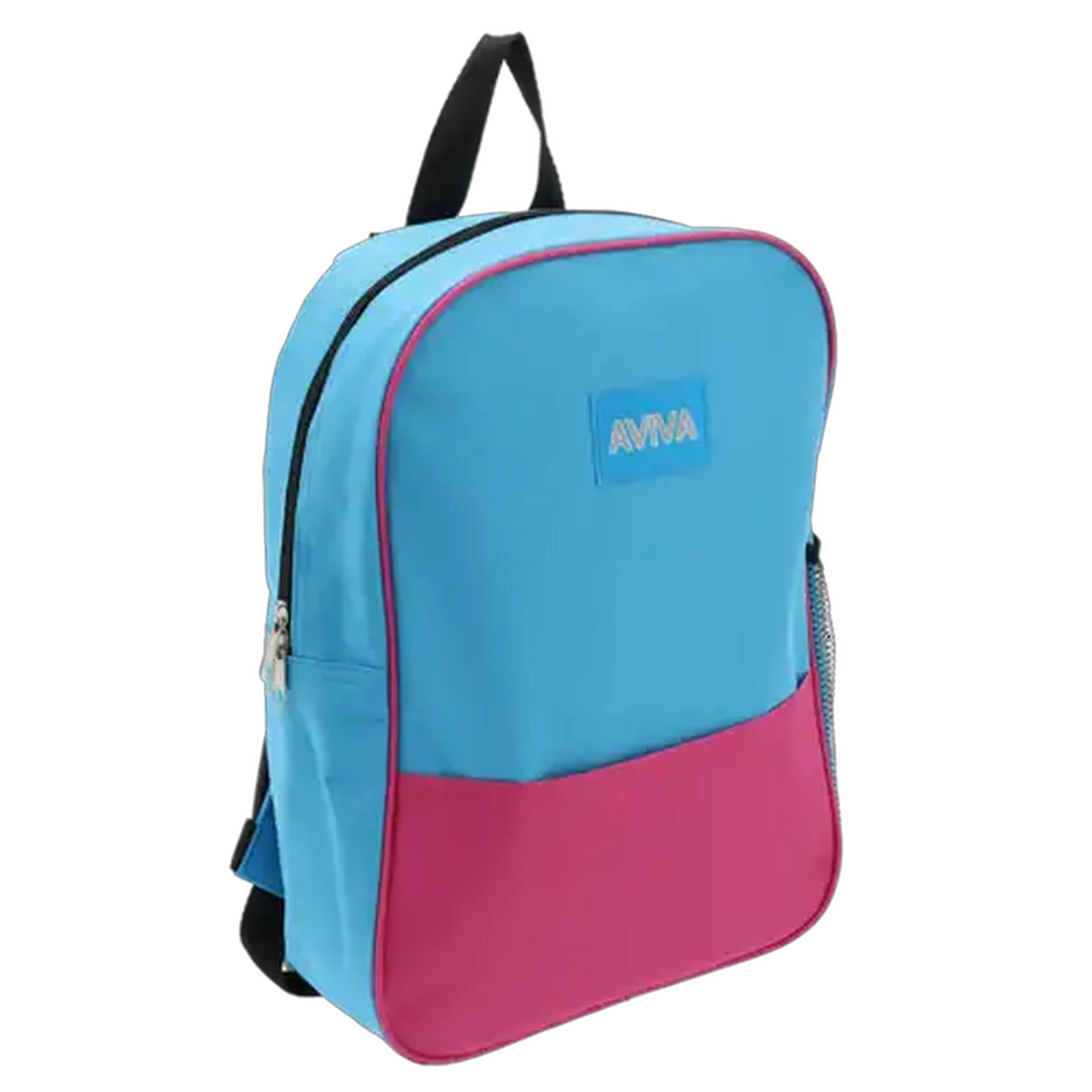Image of Aviva Turquoise & Pink Square Pocket Backpack
