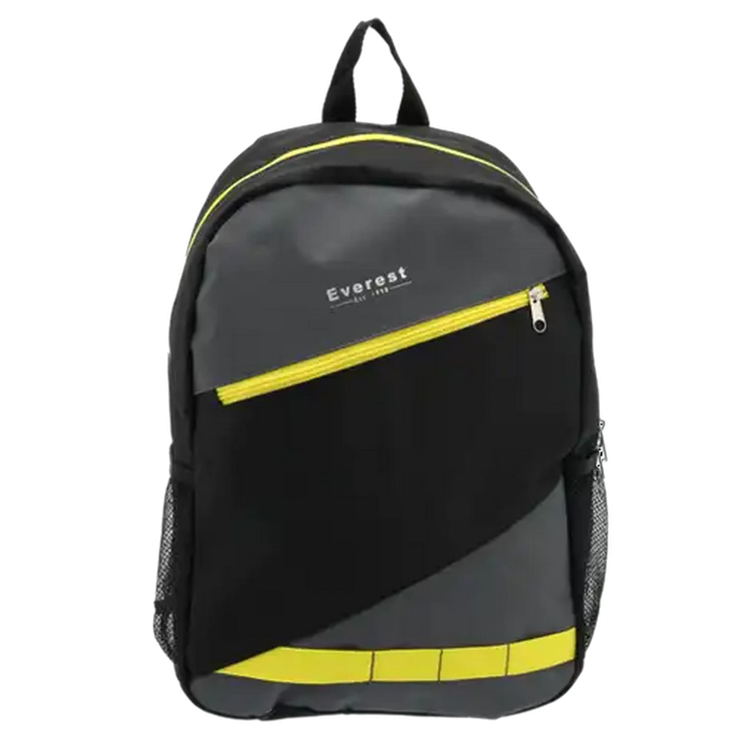 Everest Black &  Neon Yellow Backpack