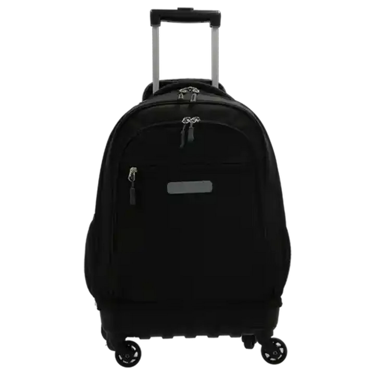 Island Style Black 4-Wheel Trolley Backpack
