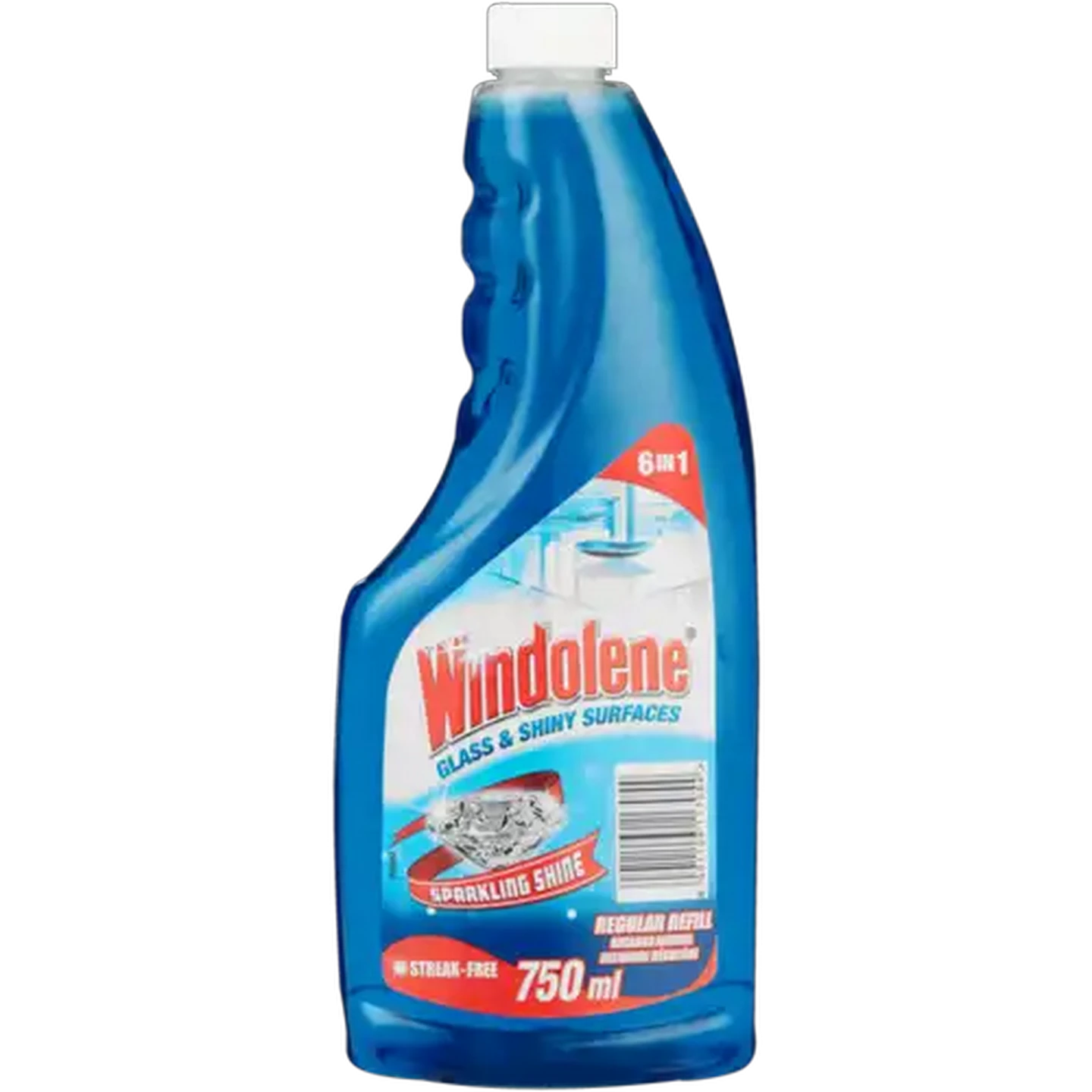 Image of Windolene Regular Glass & Shiny Surfaces Cleaner Refill 750ml
