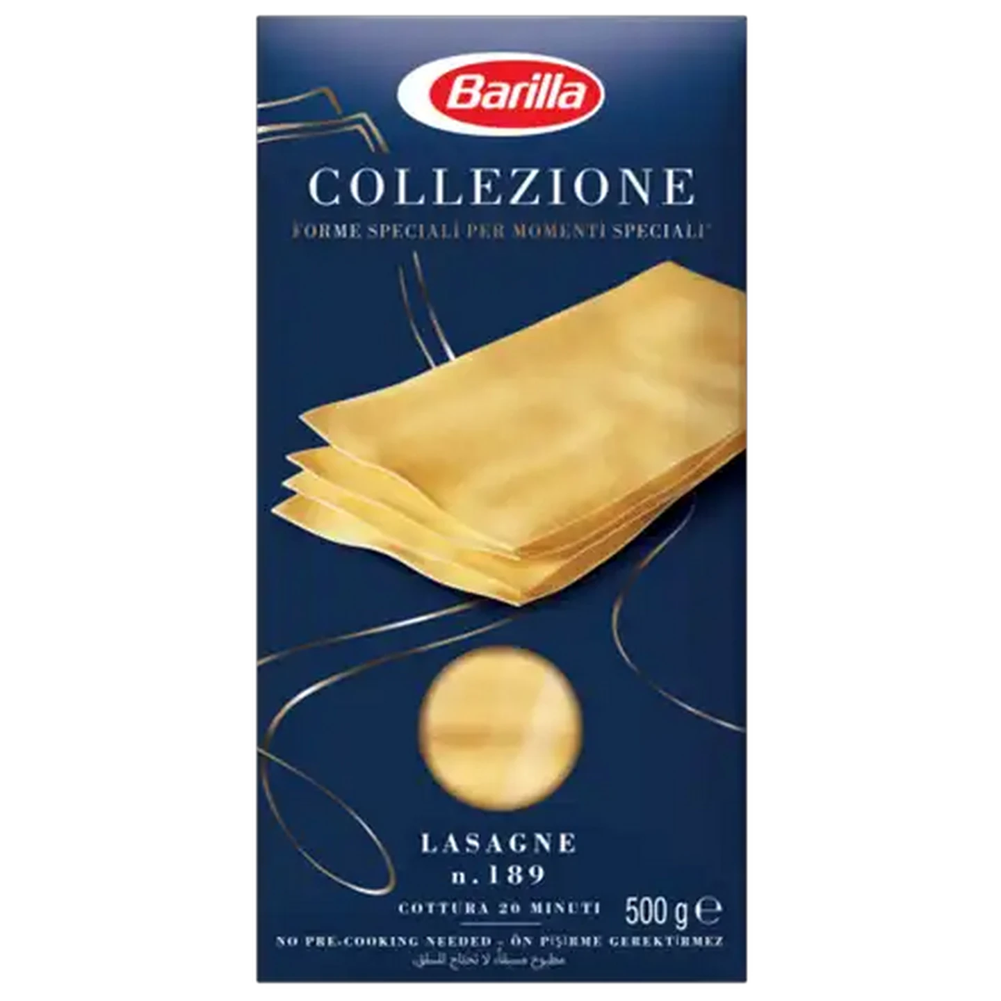 Image of Barilla Collezione Pasta Lasagne 500g