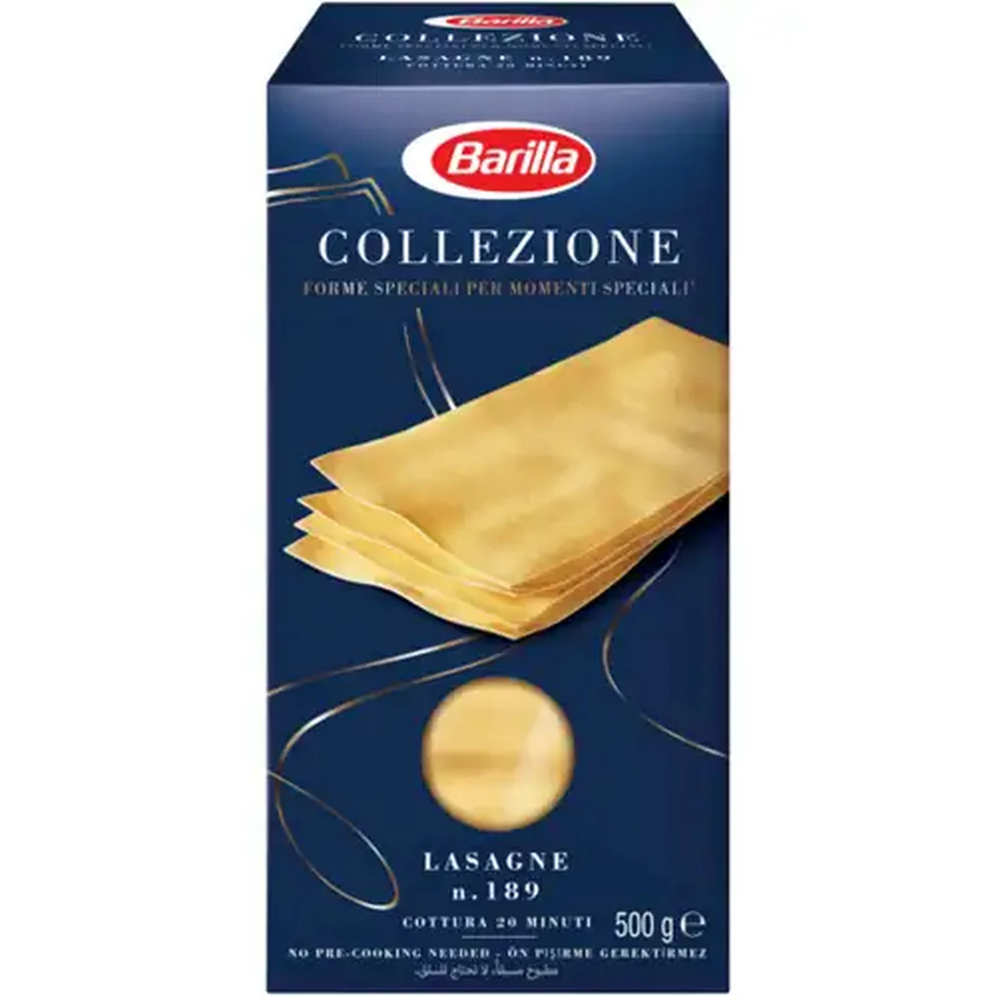 Image of Barilla Collezione Pasta Lasagne 500g