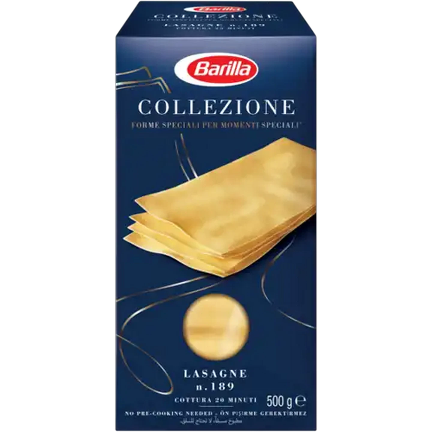 Image of Barilla Collezione Pasta Lasagne 500g
