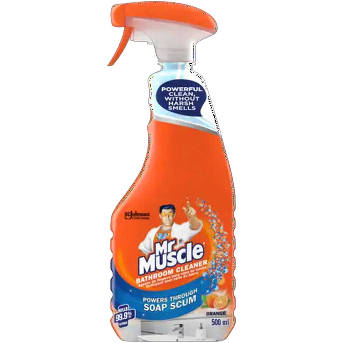 Image of Mr Muscle Orange Action Bathroom Cleaner 500ml