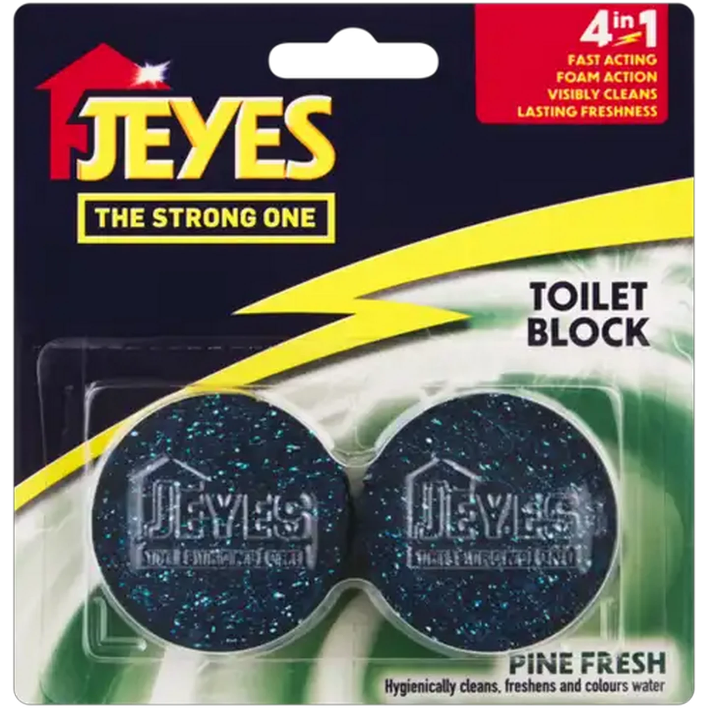 Image of Jeyes Pine Fresh Toilet Block 2 x 45g