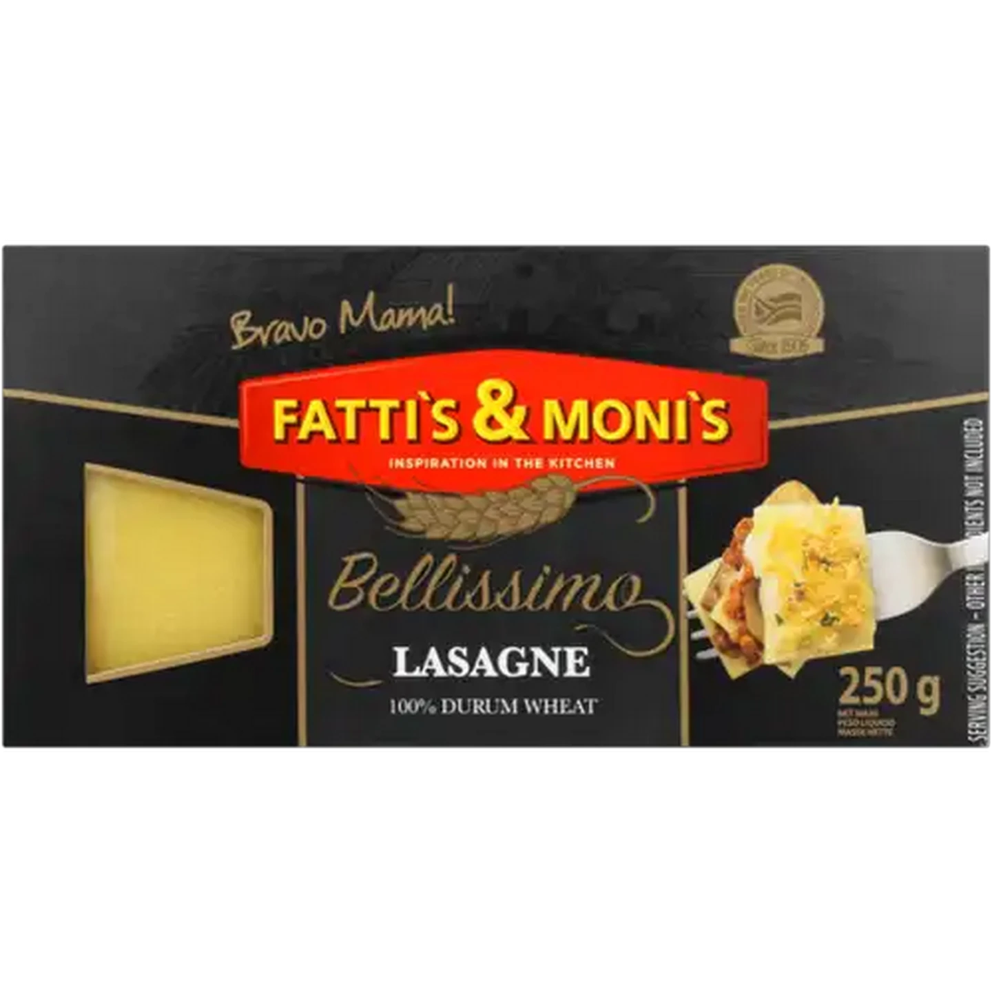 Image of Fatti's & Moni's Bellissimo Lasagne Sheets 250g