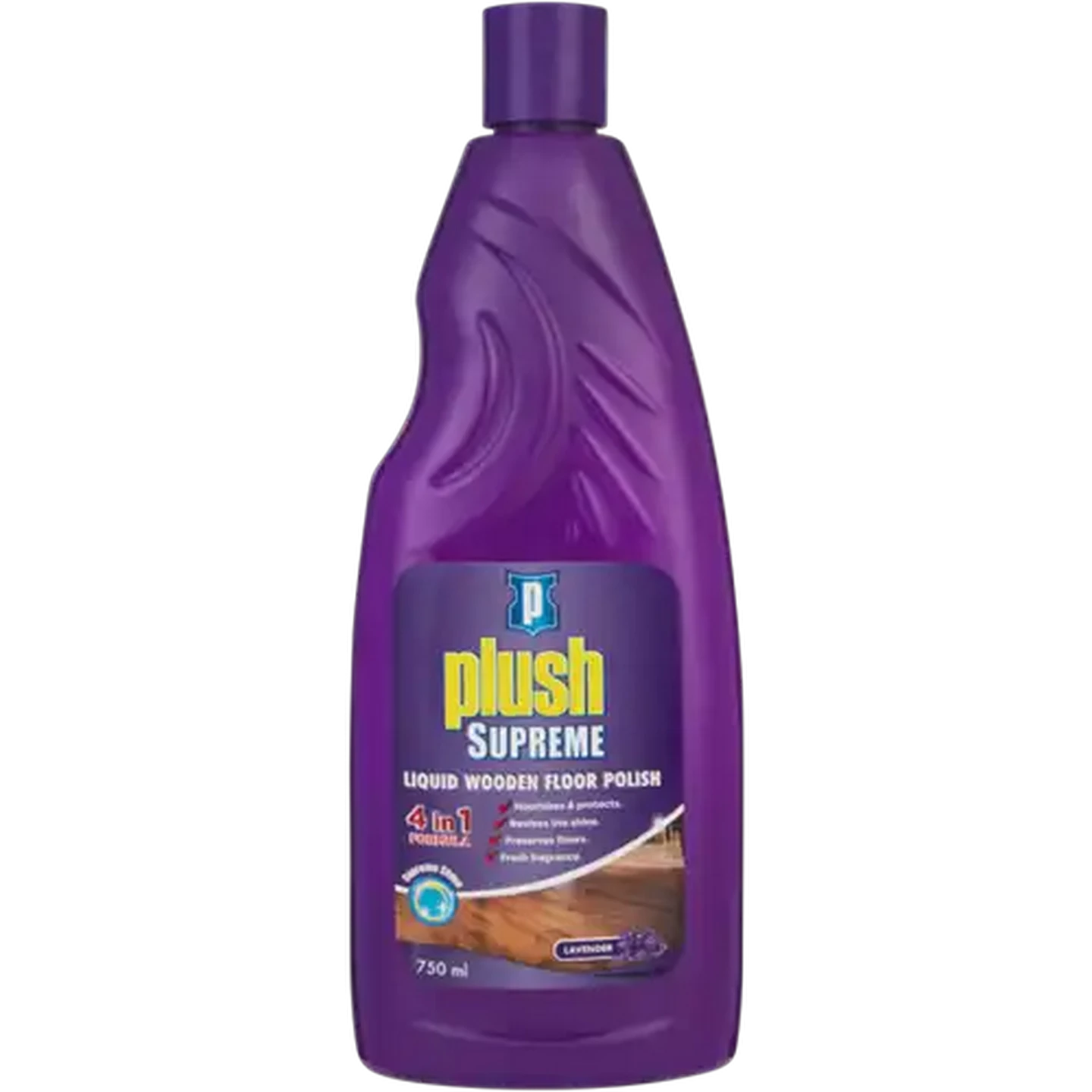 Image of Plush Supreme Lavender Scented Liquid Wooden Floor Polish 750ml