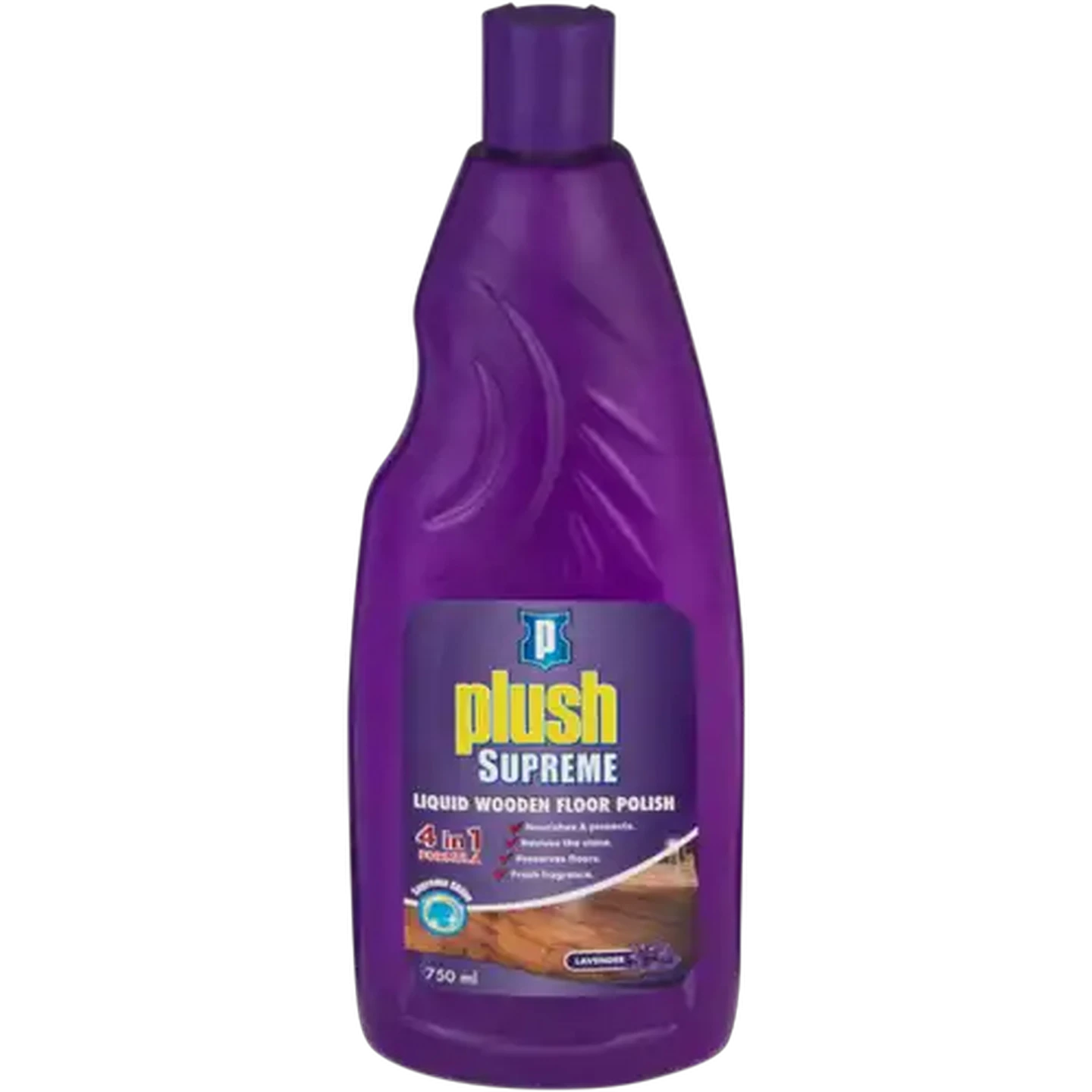 Image of Plush Supreme Lavender Scented Liquid Wooden Floor Polish 750ml
