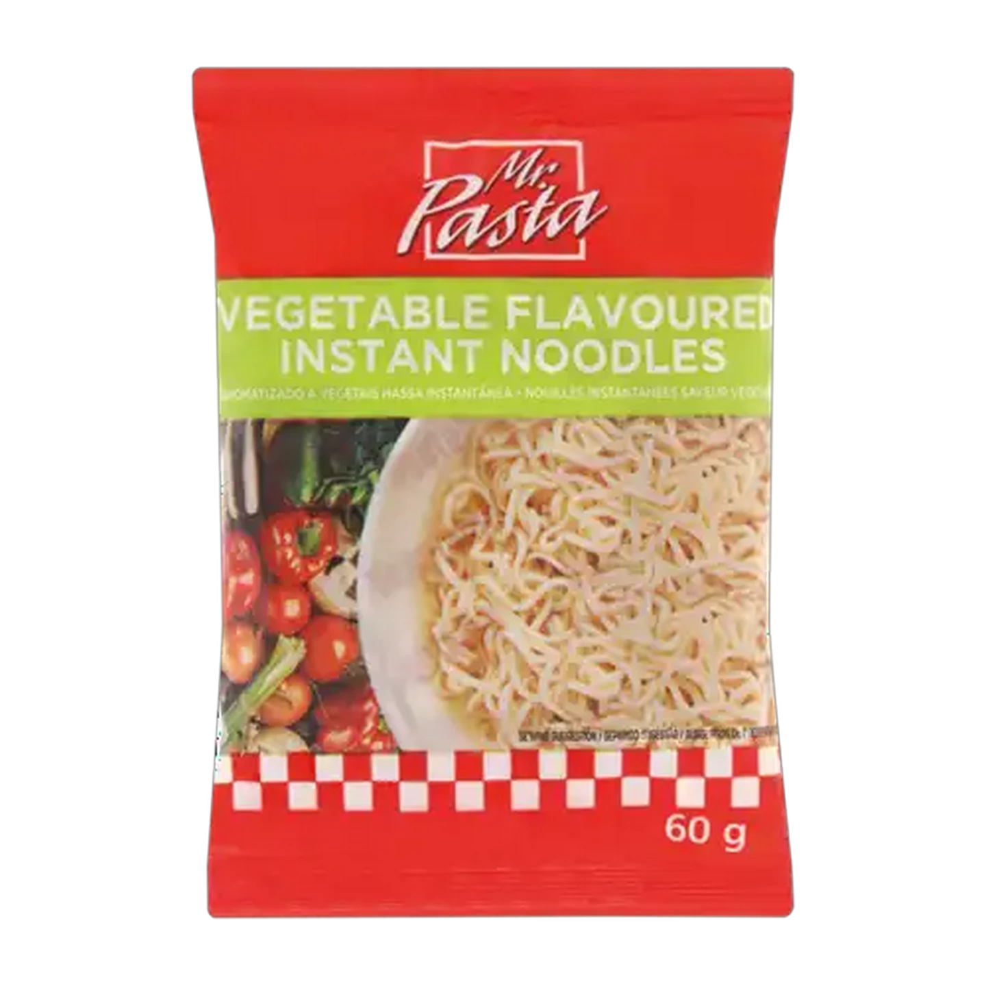 Image of Mr. Pasta Vegetable Flavoured Instant Noodles 60g