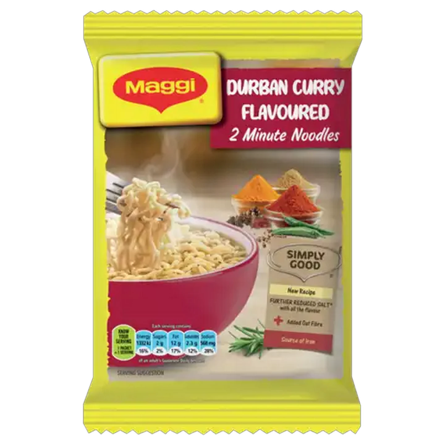 Image of Maggi Durban Curry Flavoured 2 Minute Noodles 73g