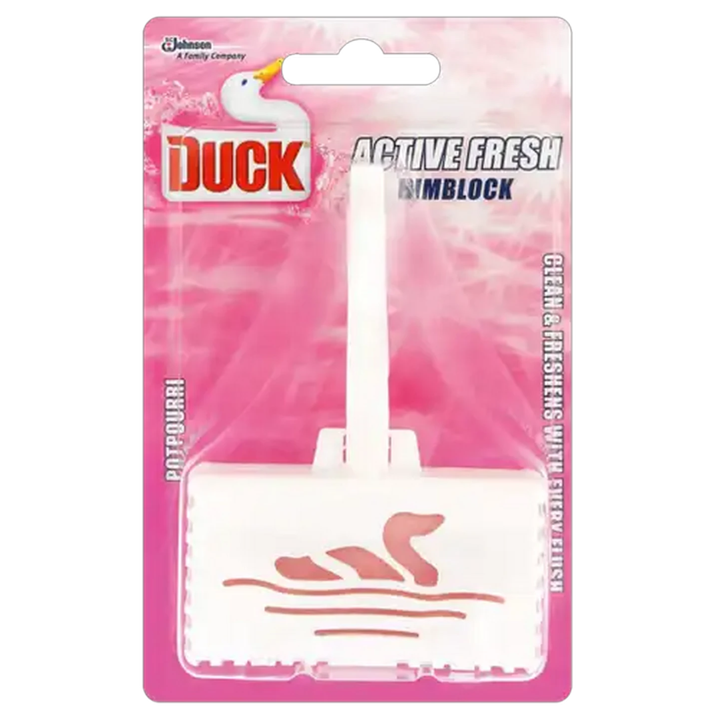Image of Duck Active Fresh Potpourri Scented Toilet Rimblock 50g