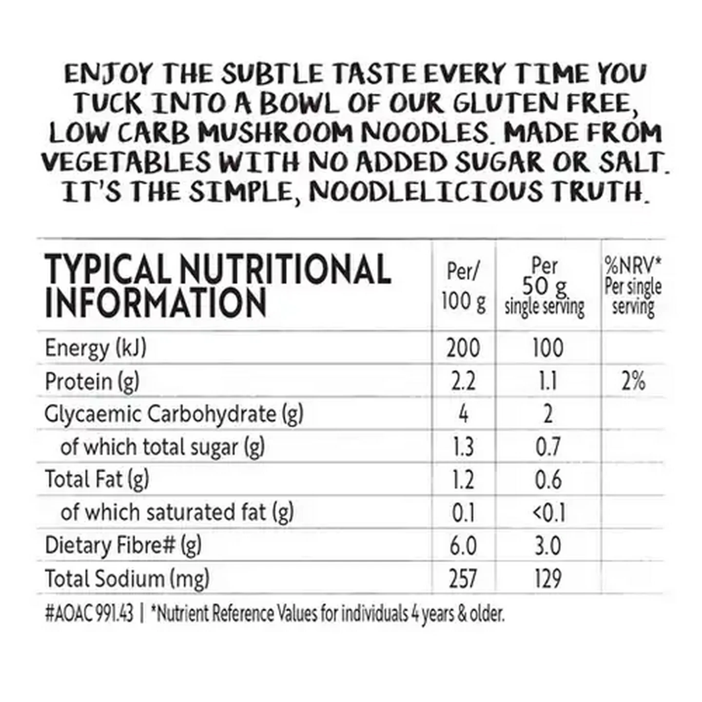 Image of Simple Truth Vegan Mushroom Noodles 250g