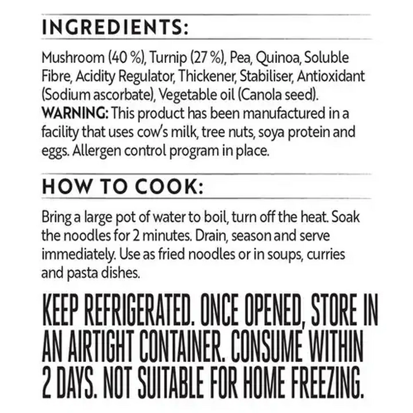 Image of Simple Truth Vegan Mushroom Noodles 250g