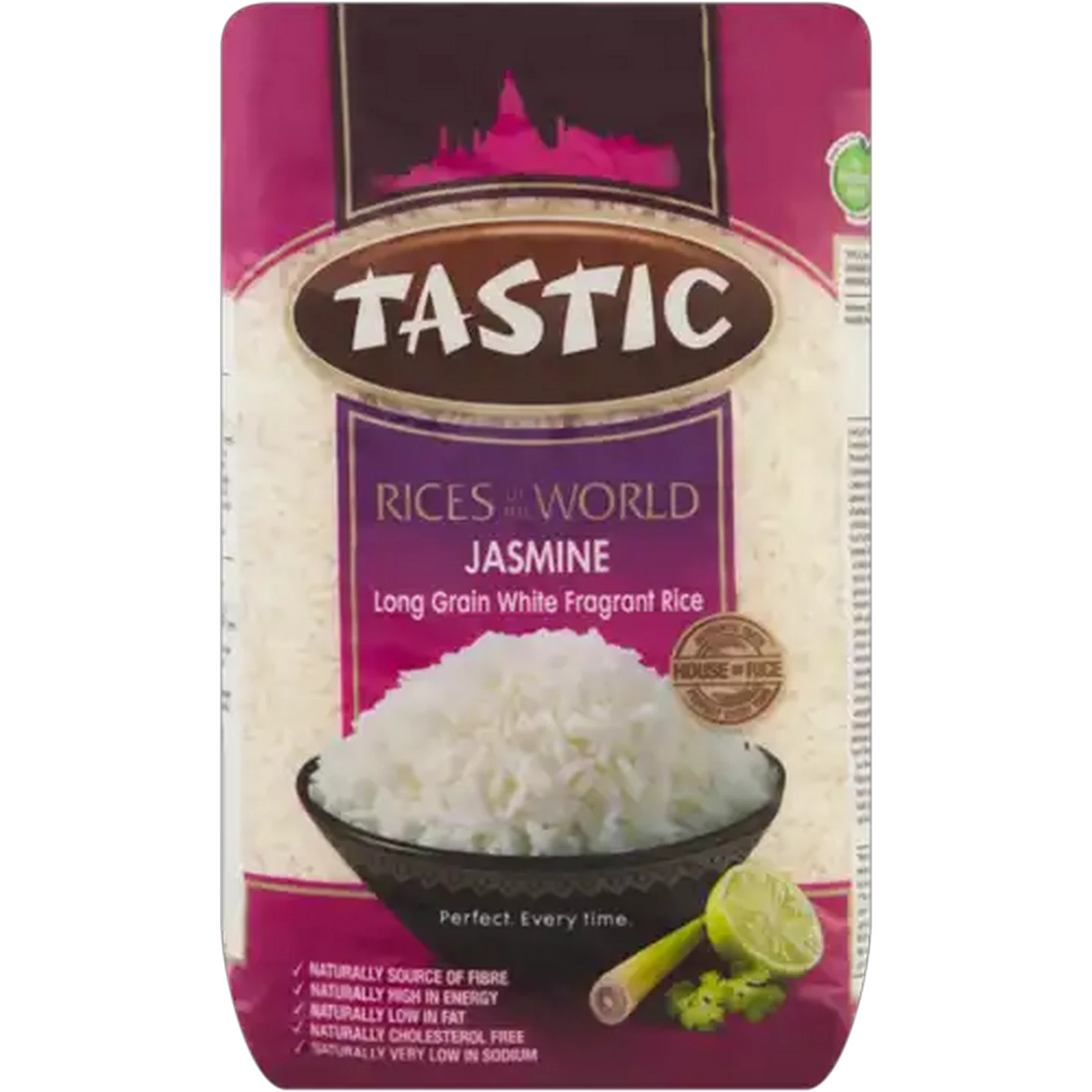 Image of Tastic Rices of the World Jasmine Long Grain White Fragrant Rice 1kg
