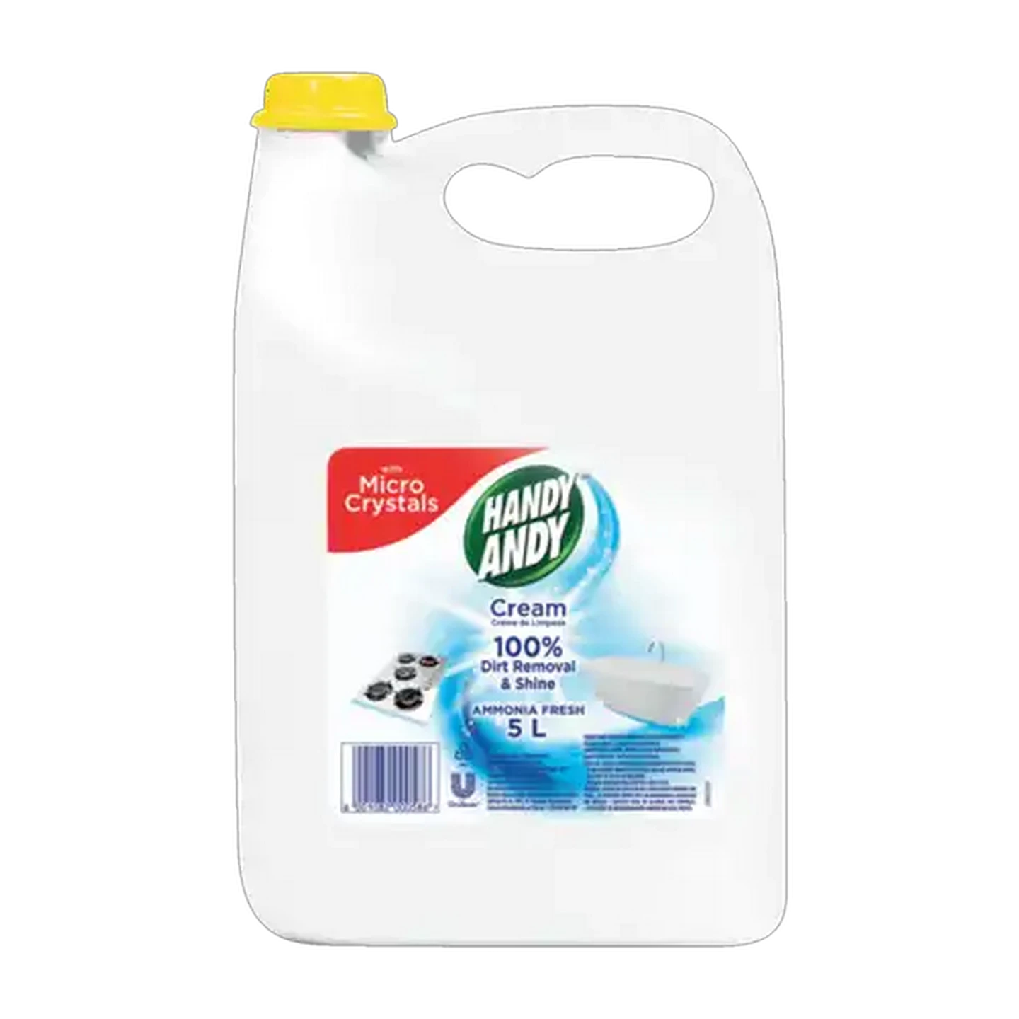 Image of Handy Andy Ammonia Fresh Household Cleaning Cream With Micro Crystals 5L