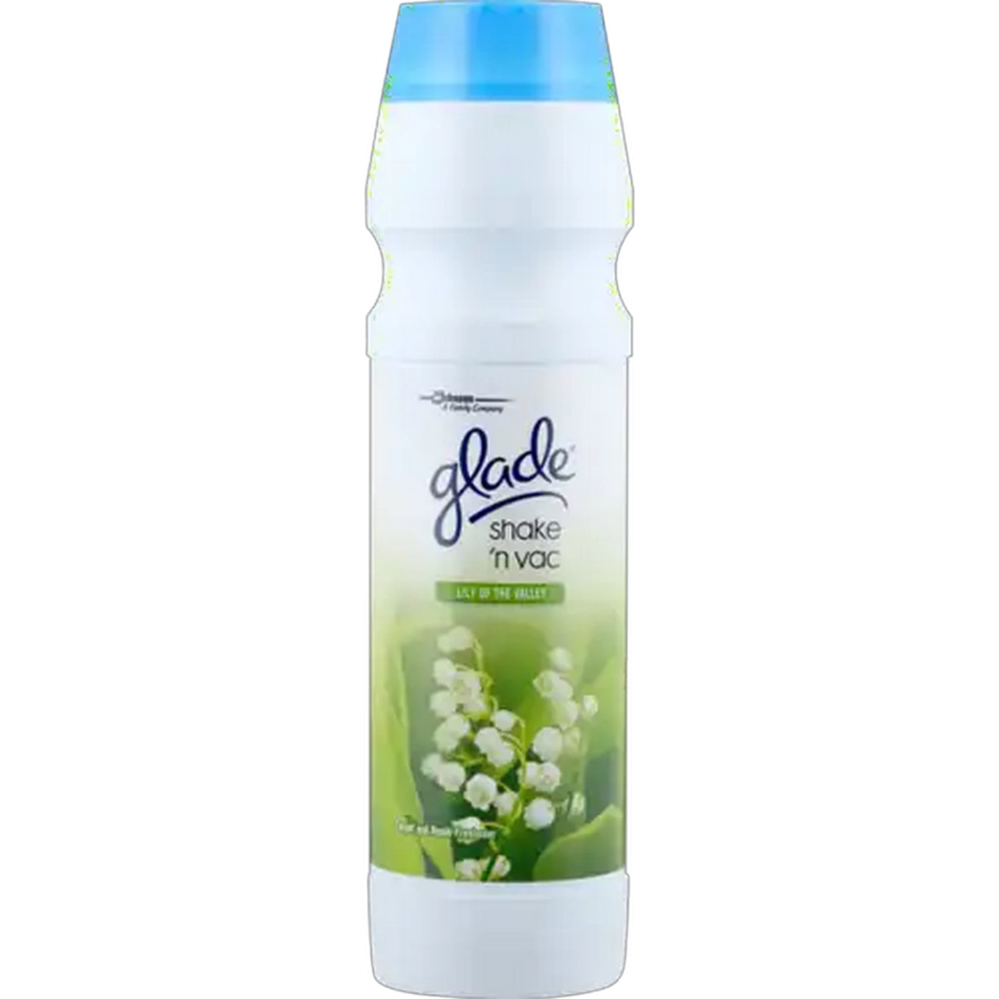 Image of Glade Shake 'N Vac Lily Of The Valley Carpet & Room Freshener 400g