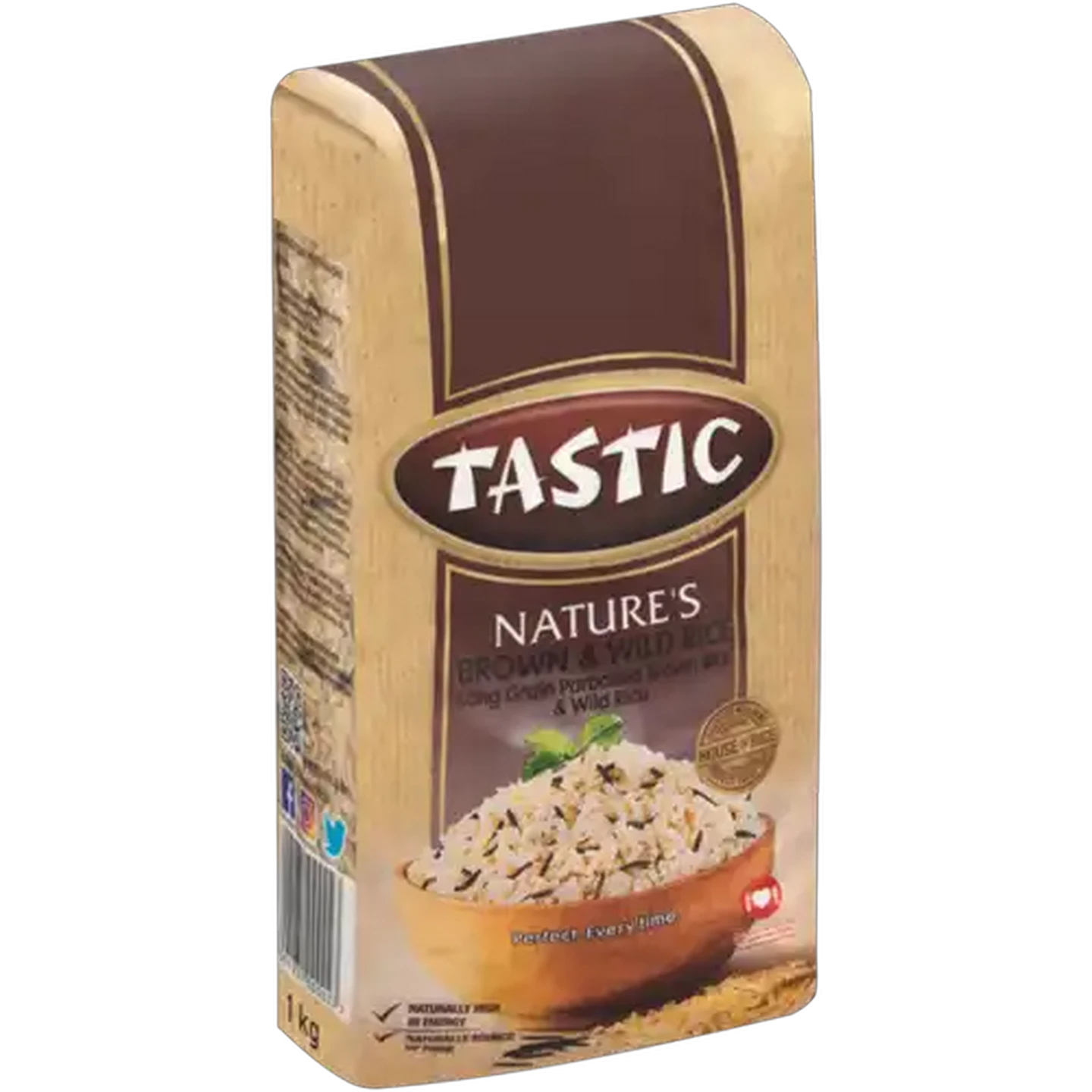 Image of Tastic Nature's Long Grain Parboiled Brown & Wild Rice 1kg