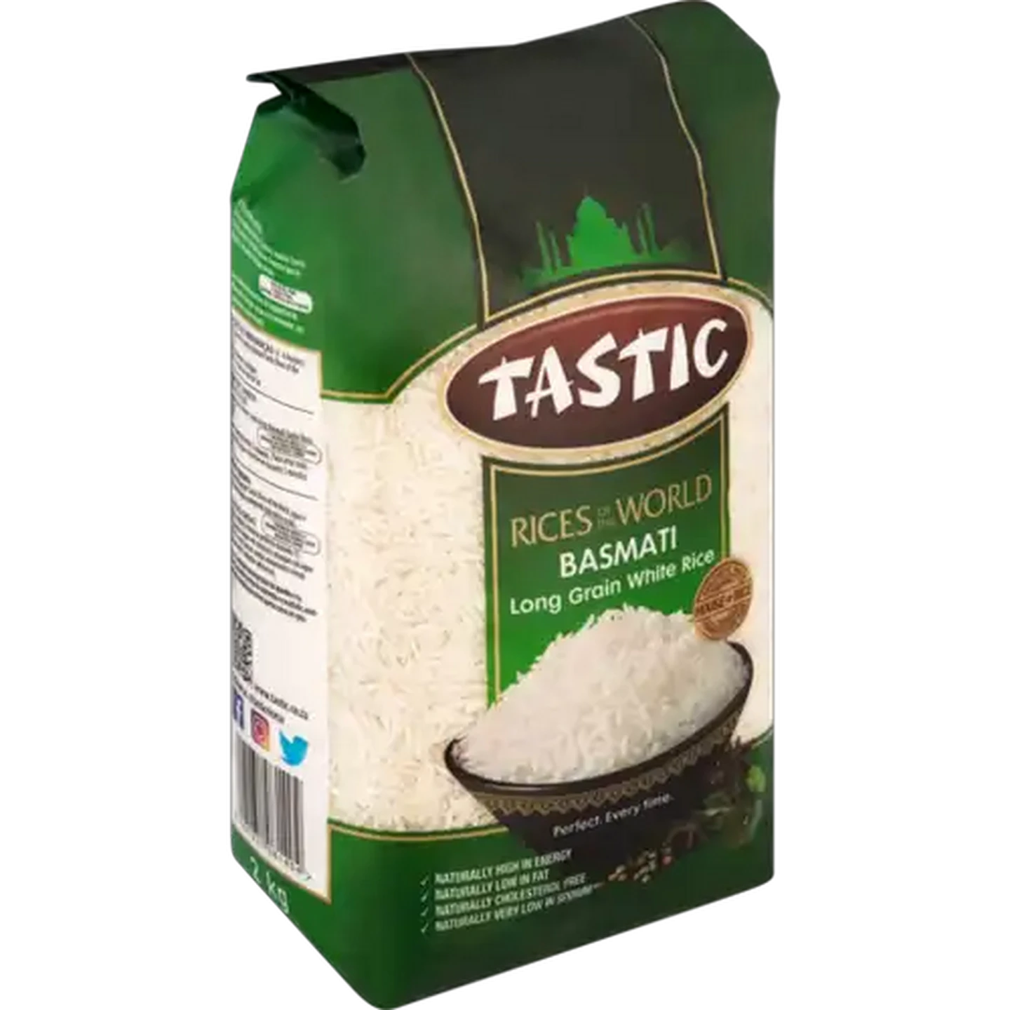 Image of Tastic Rices Of The World Basmati Aromatic Indian Rice 2kg