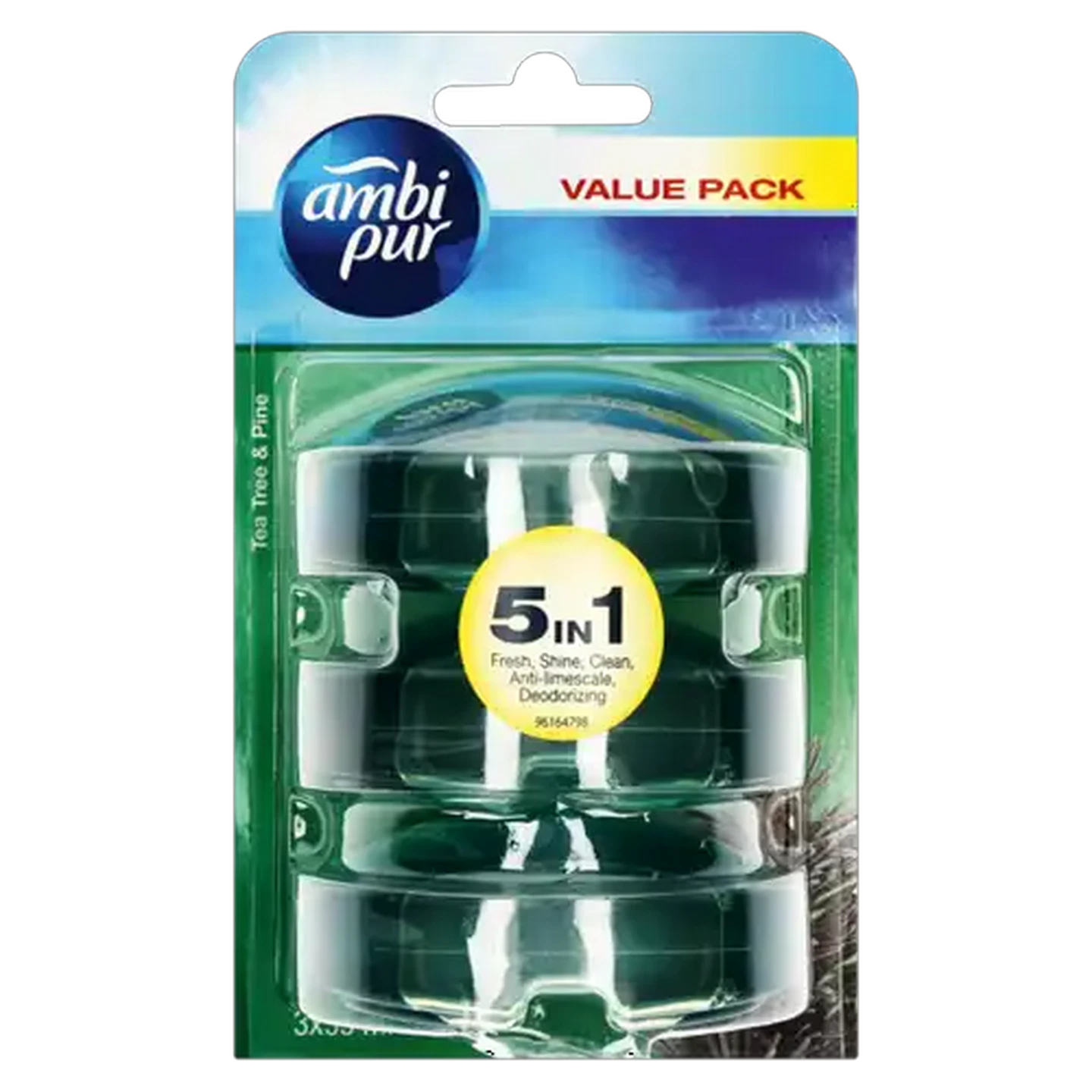 Image of Ambi Pur Tea Tree & Pine Toilet Cleaner Pack 3 x 55ml