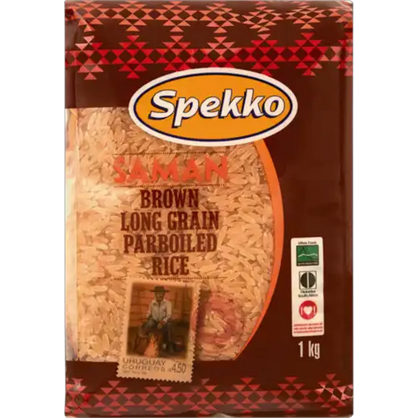 Image of Spekko Saman Brown Long Grain Parboiled Rice 1kg
