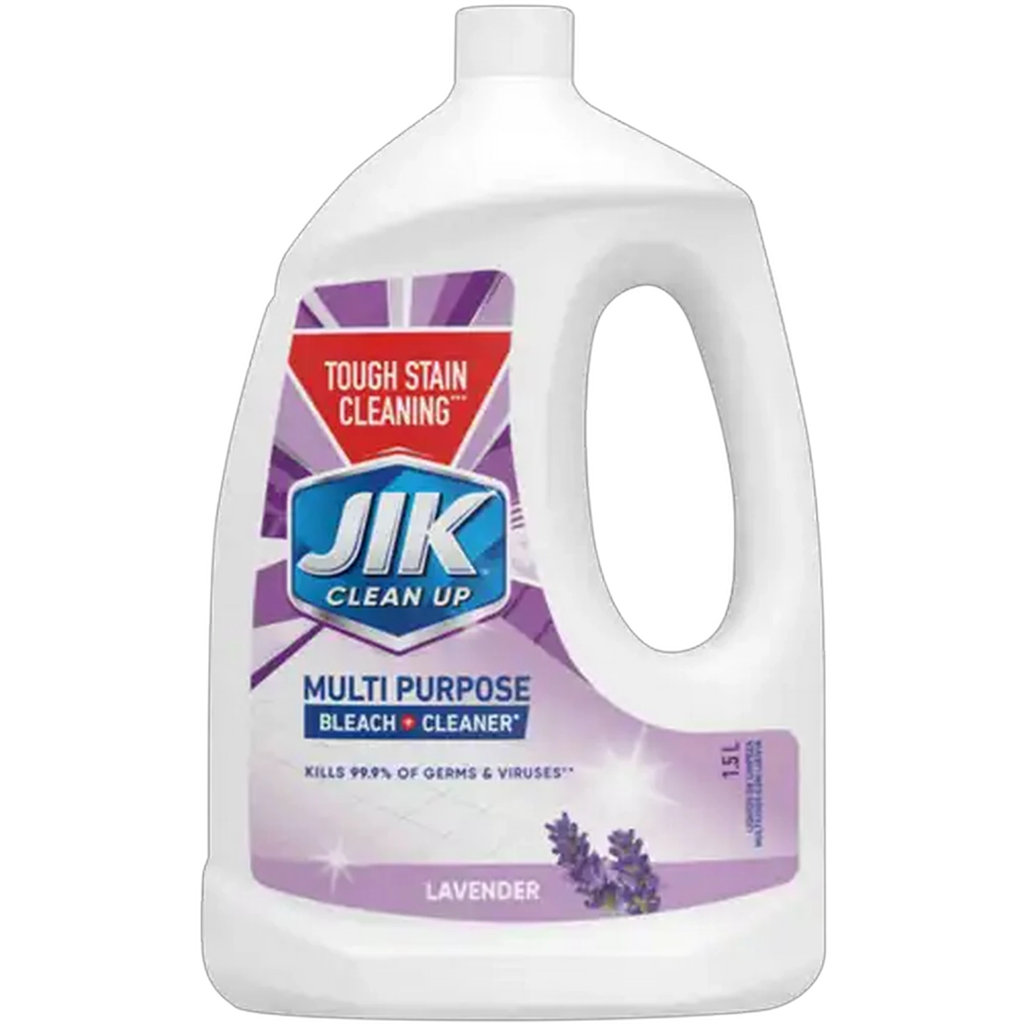 Image of JIK Clean Up Lavender Multipurpose Bleach Cleaner 1.5L