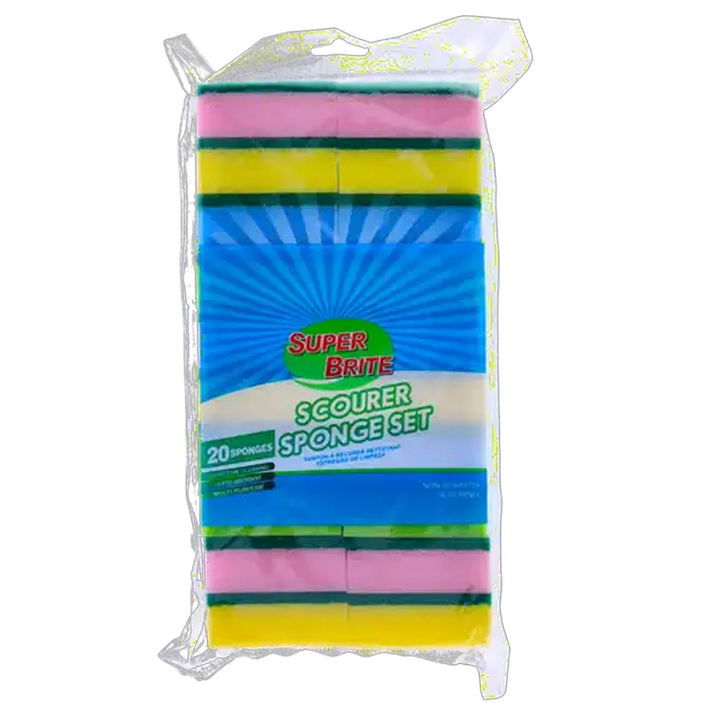 Image of Super Brite Scourer Sponge Set 20-Pack