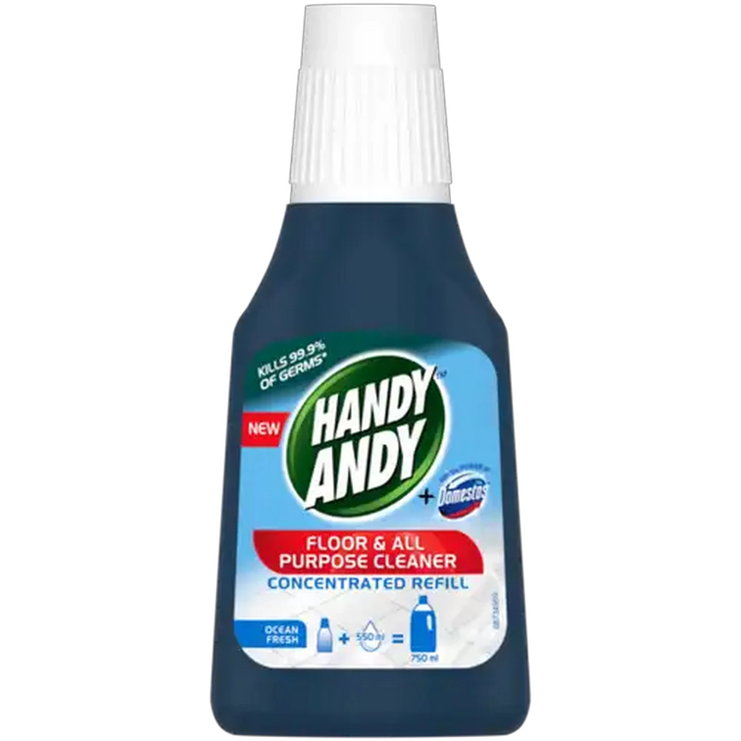 Image of Handy Andy Ocean Fresh Concentrated Floor & All Purpose Cleaner Refill 200ml