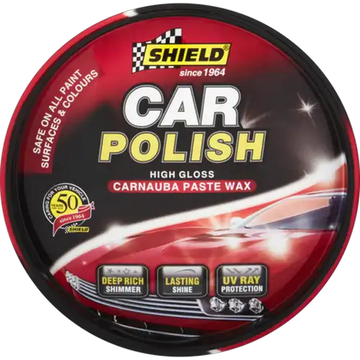 Image of Shield Car Polish High Gloss Carnauba Paste Wax 200ml