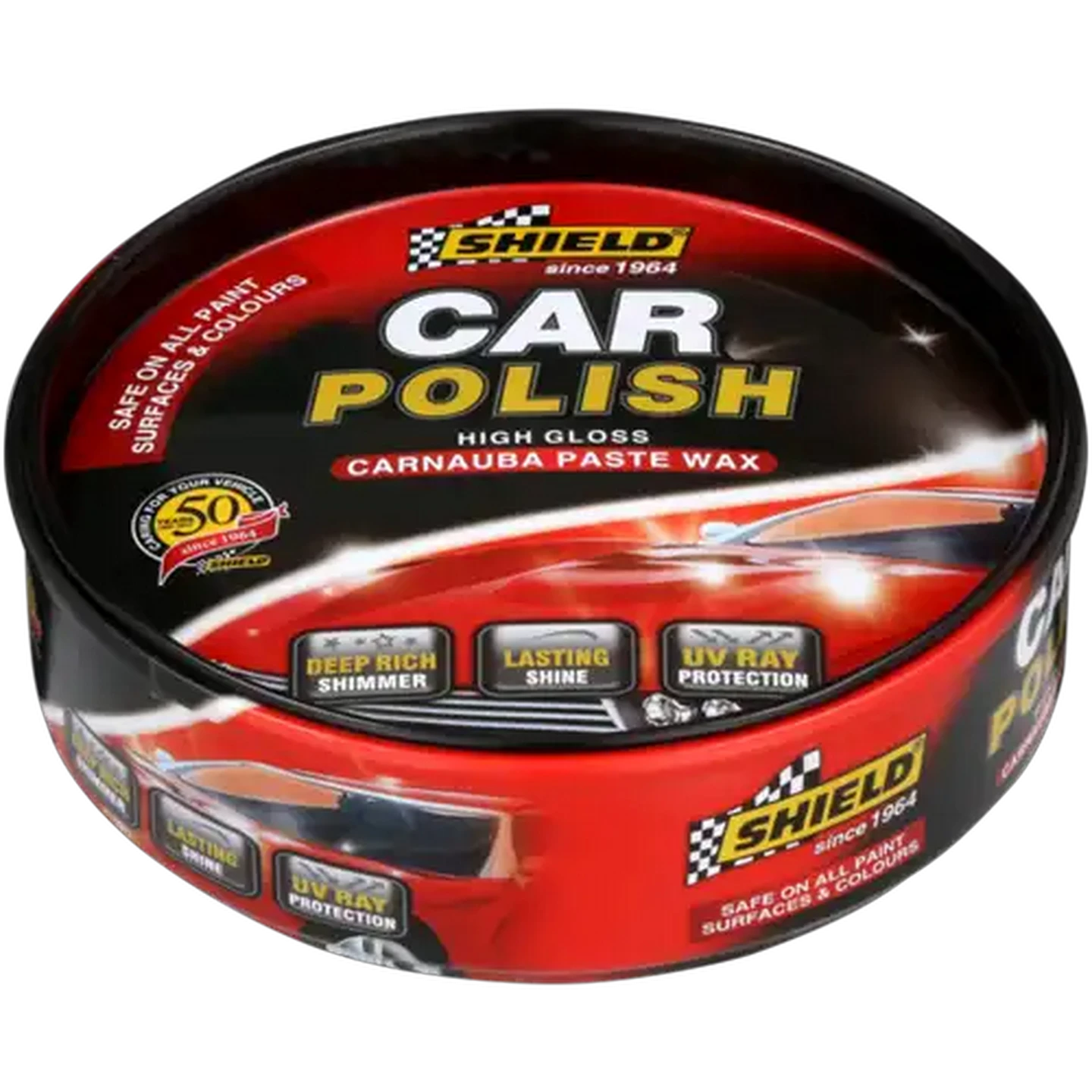 Image of Shield Car Polish High Gloss Carnauba Paste Wax 200ml